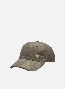Casquettes PCJENNY VELVET EMB. CAP D2D femme vert Pieces Casquettes PCJENNY VELVET EMB. CAP D2D femme vert FOREST NIGHT GOLD HEART EMB