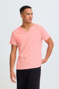 Tee-shirts Bhaston Split Neck Tee homme bleu