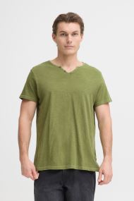 Tee-shirts Bhaston Split Neck Tee homme vert Blend Tee-shirts Bhaston Split Neck Tee homme vert OIL GREEN