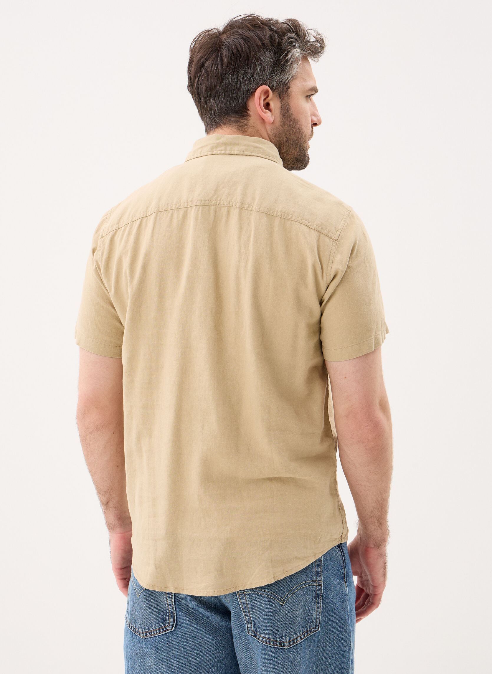 Hemden Bhbobby Linen S/S herren braun Blend Hemden Bhbobby Linen S/S herren braun Cornstalk
