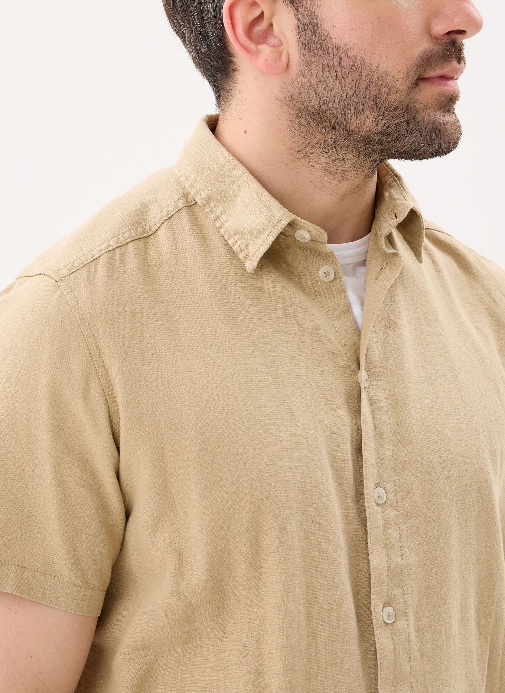 Hemden Bhbobby Linen S/S herren braun Blend Hemden Bhbobby Linen S/S herren braun Cornstalk