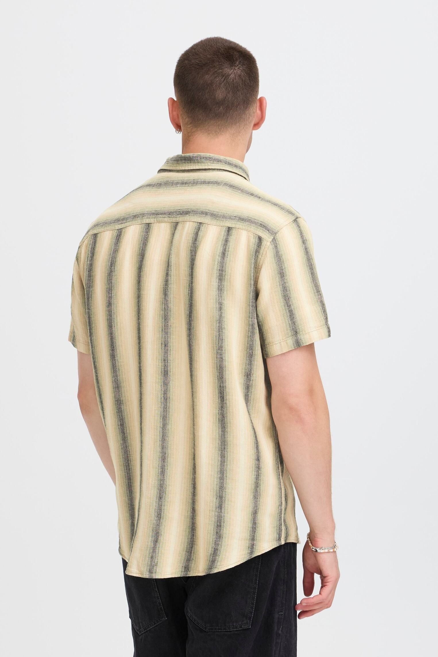 Chemises Bhbobby Linen Multi Stripe homme vert Blend Chemises Bhbobby Linen Multi Stripe homme vert Oil Green