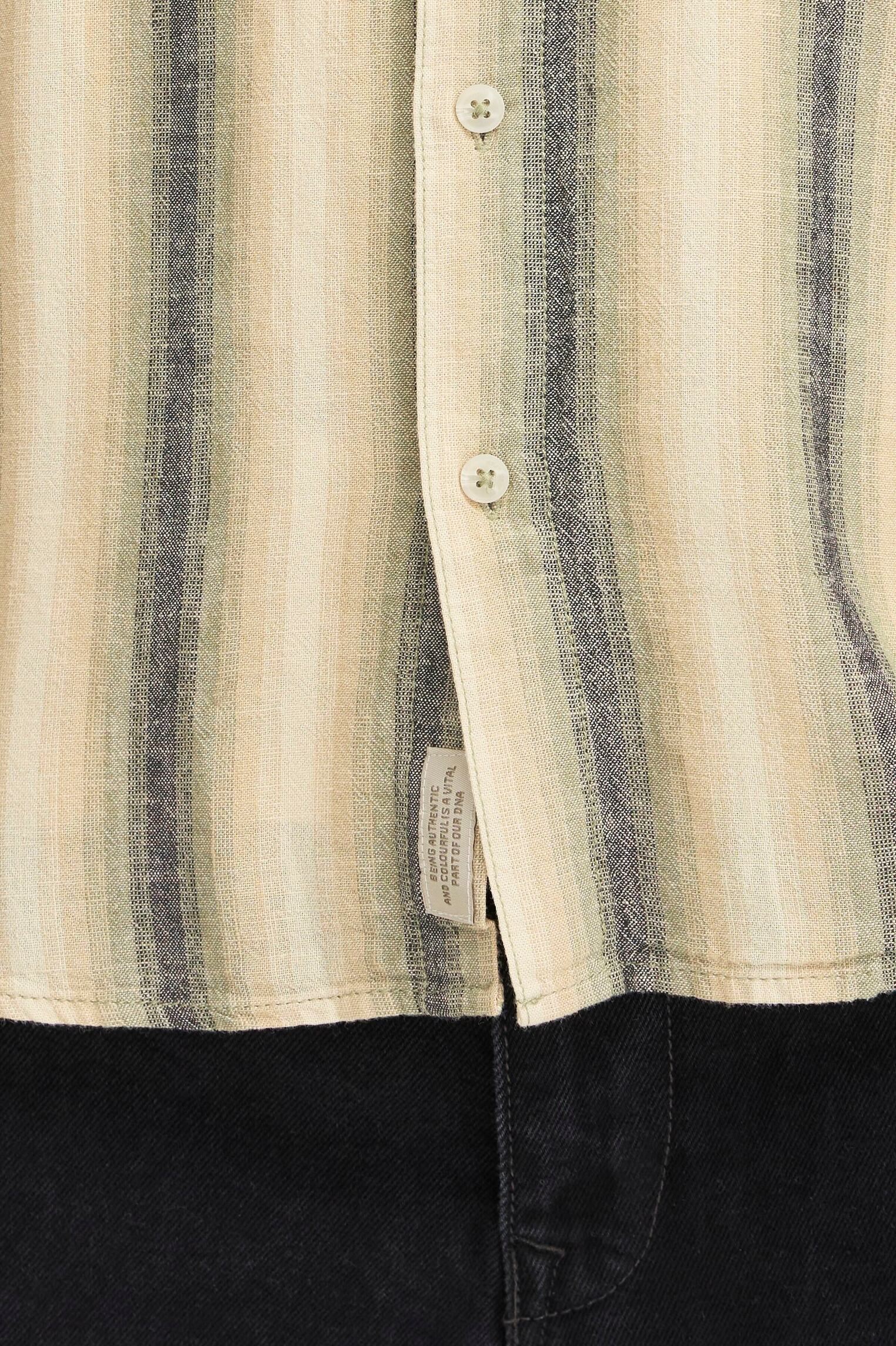 Chemises Bhbobby Linen Multi Stripe homme vert Blend Chemises Bhbobby Linen Multi Stripe homme vert Oil Green