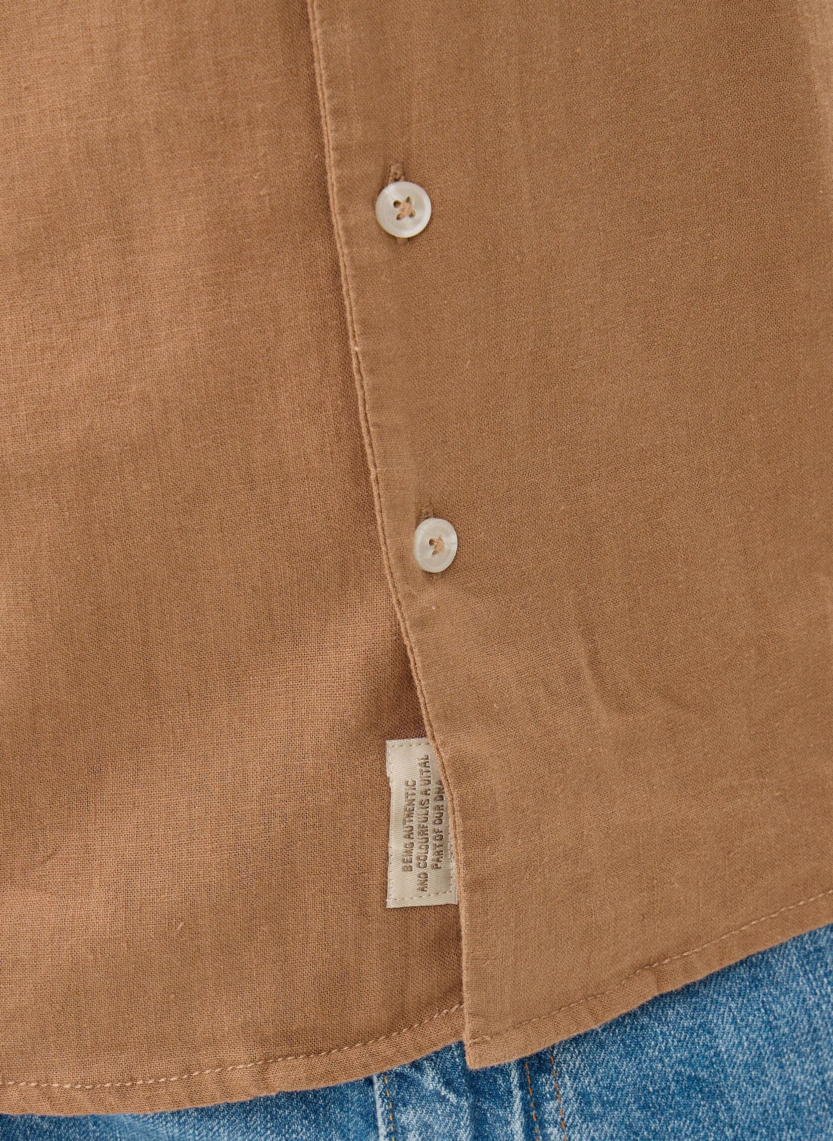 Chemises Bhbobby Linen Cuba homme marron Blend Chemises Bhbobby Linen Cuba homme marron Otter