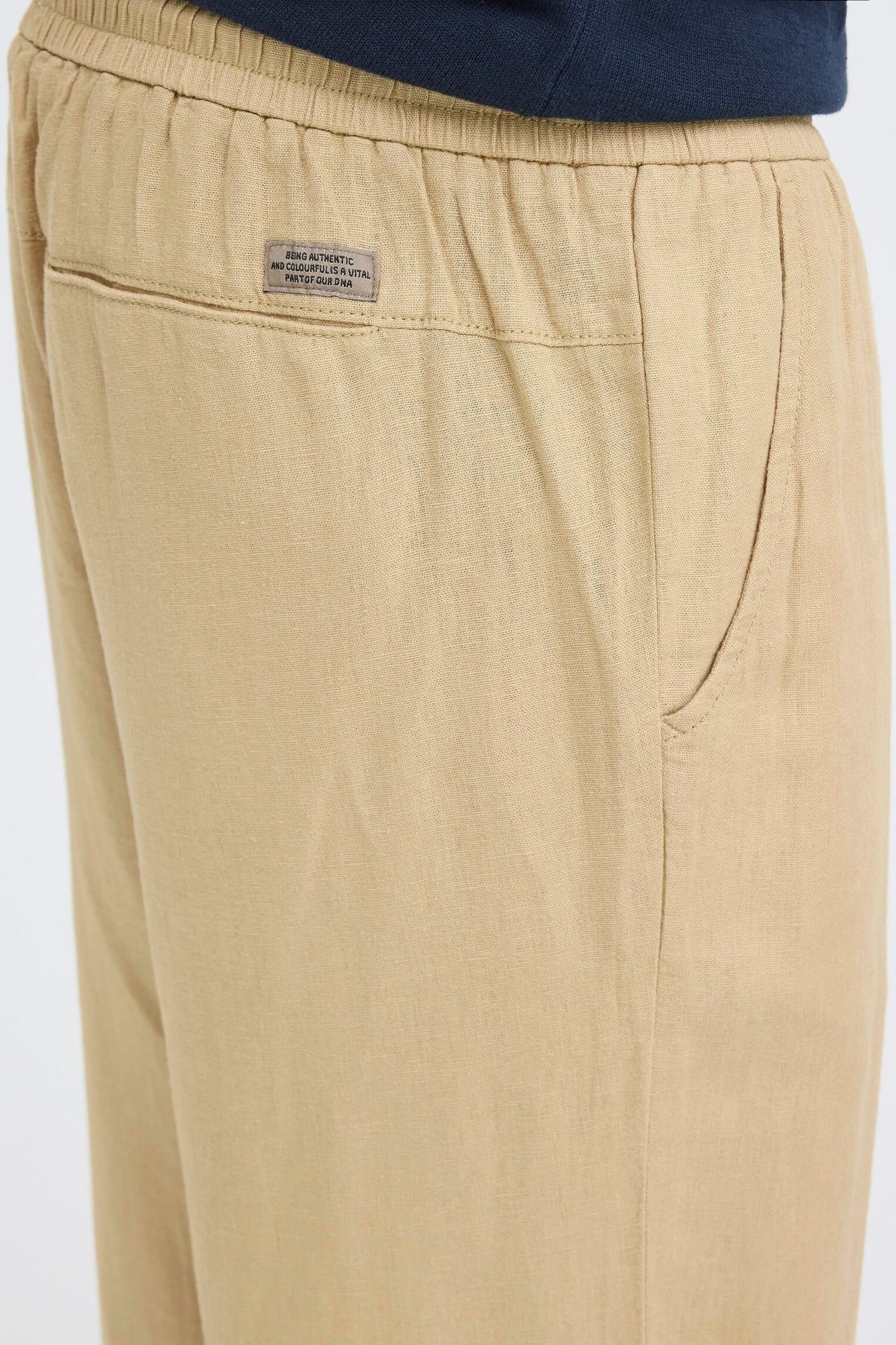 Pantalons droits Bhmalvin Linen Easy P homme marron Blend Pantalons droits Bhmalvin Linen Easy P homme marron CORNSTALK