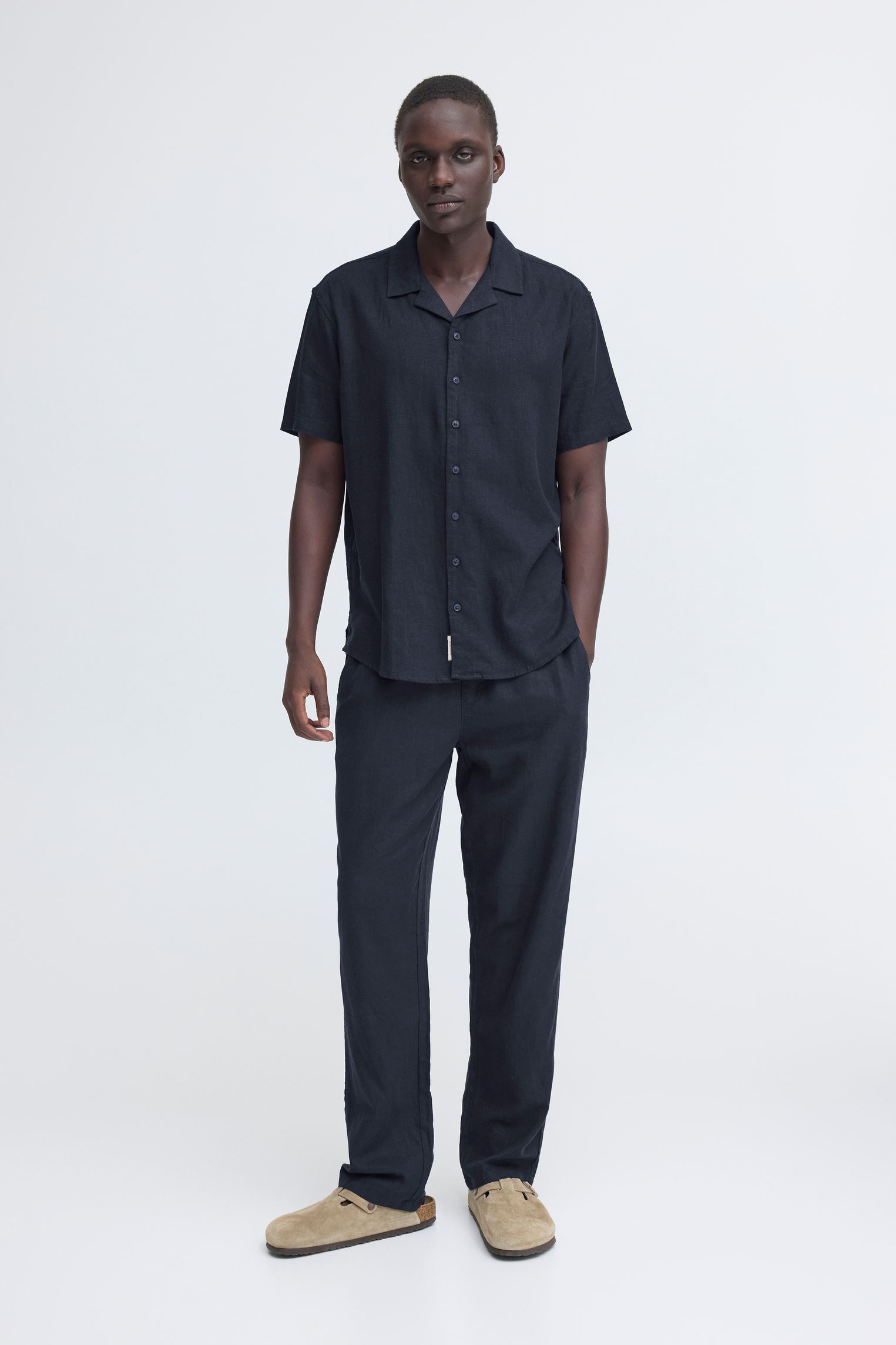 Pantalons droits Bhmalvin Linen Easy P homme bleu Blend Pantalons droits Bhmalvin Linen Easy P homme bleu SALUTE