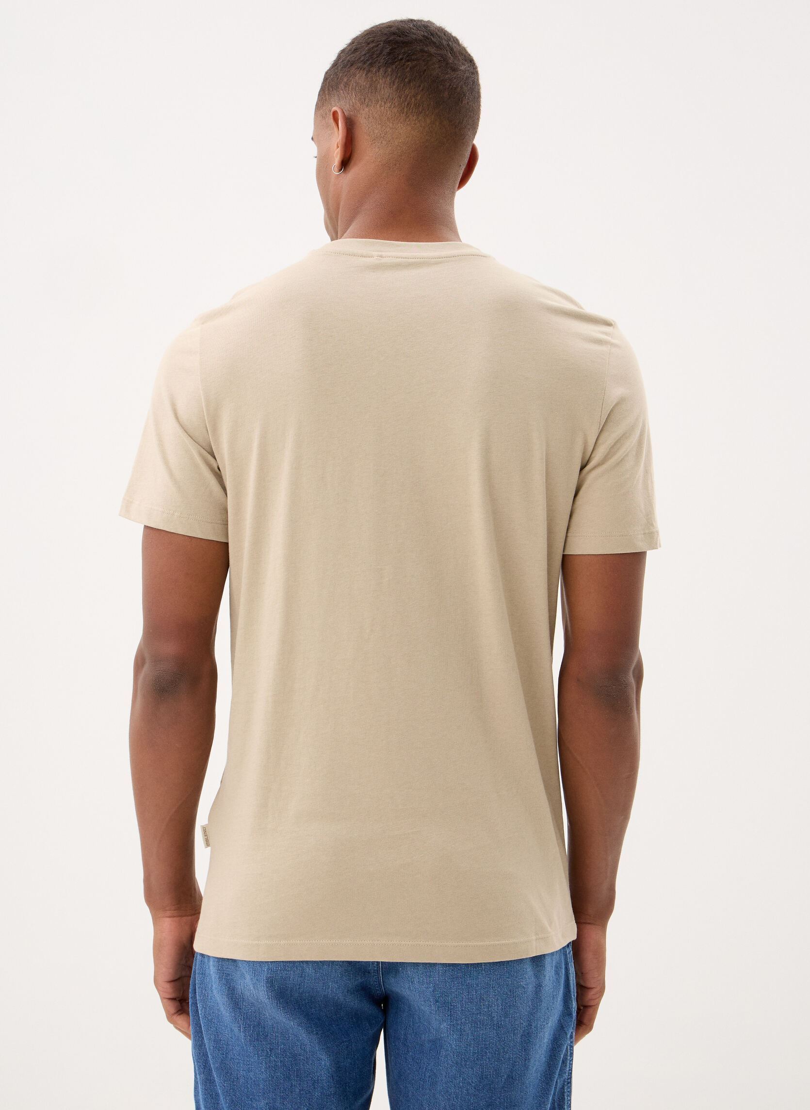 T-Shirts Bhkaan Emb S/S Tee herren braun Blend T-Shirts Bhkaan Emb S/S Tee herren braun CROCKERY