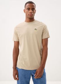 T-shirts Bhkaan Emb S/S Tee heren wit