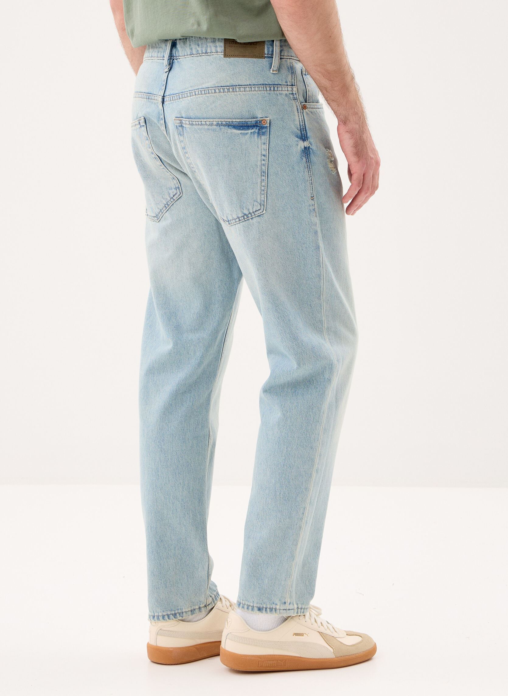 Rechte jeans / Straight Leg Jeans Bhhurricane Relx heren blauw Blend Rechte jeans / Straight Leg Jeans Bhhurricane Relx heren blauw DENIM LIGHT BLUE