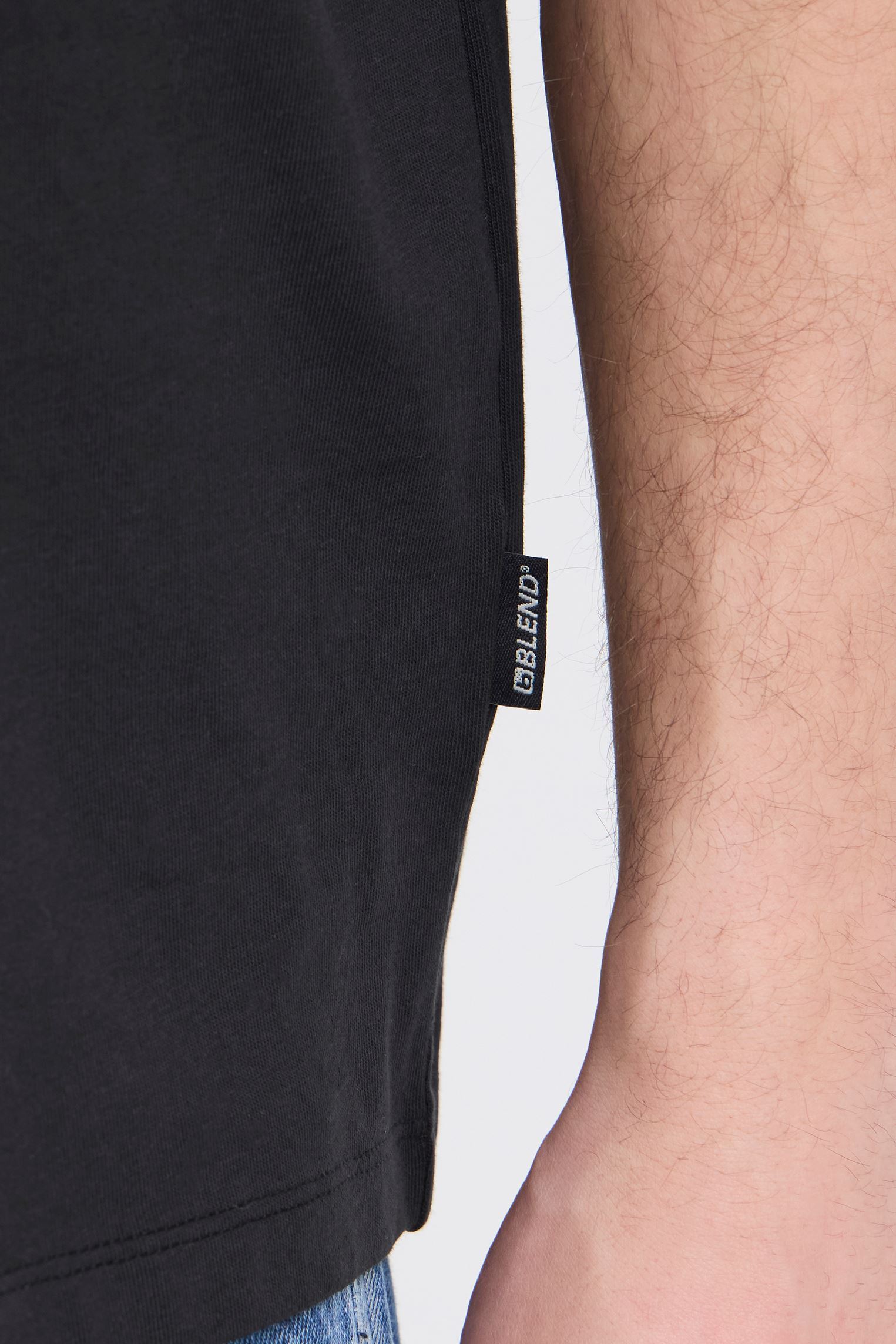 T-Shirts Bhkornel Graphic S/S Tee herren schwarz Blend T-Shirts Bhkornel Graphic S/S Tee herren schwarz Black Beauty
