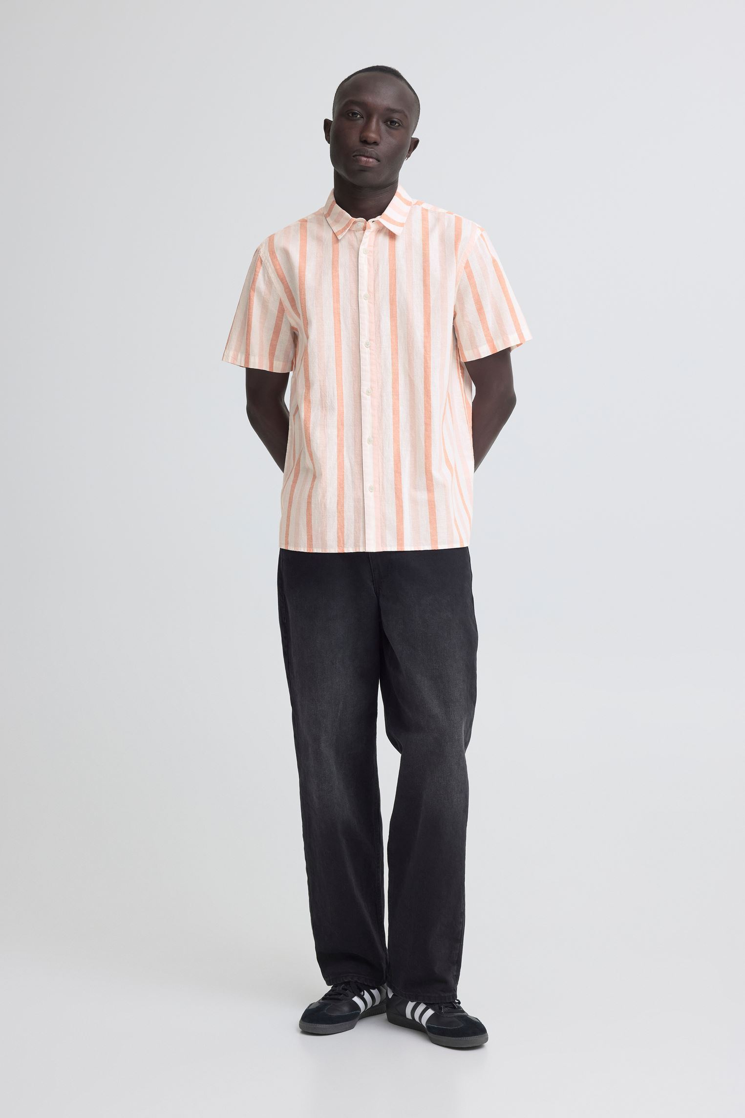 Hemden Bhaban Shirt Stripe herren rosa Blend Hemden Bhaban Shirt Stripe herren rosa peachskin