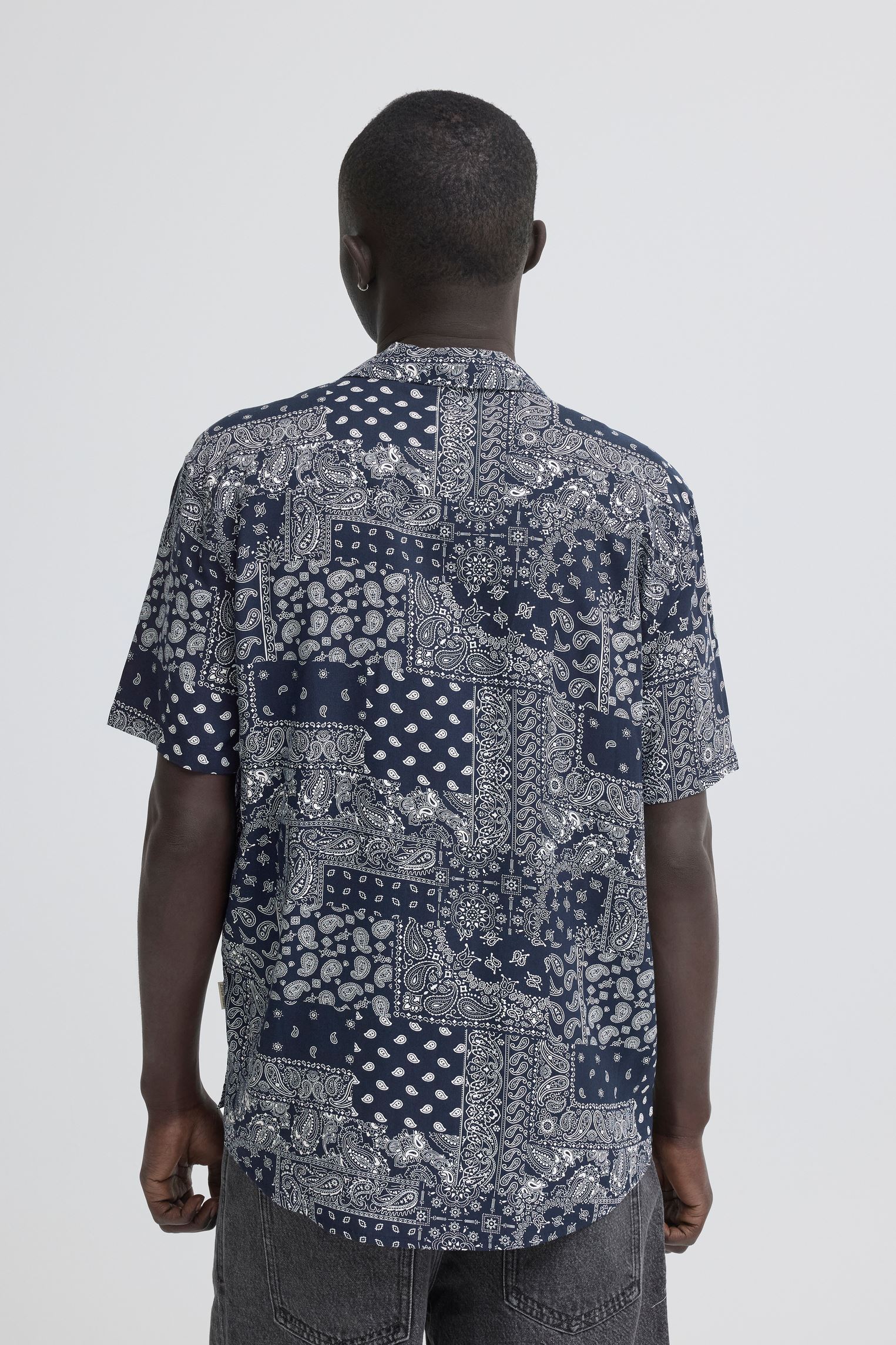 Chemises Bhaslak Shirt Print homme bleu Blend Chemises Bhaslak Shirt Print homme bleu Salute