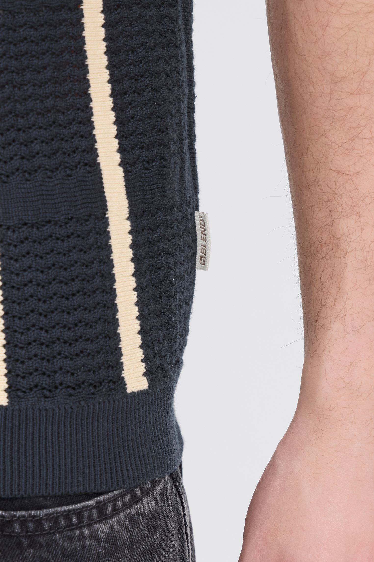 Kurzarm-Poloshirts Bhdarin Knit Polo herren beige Blend Kurzarm-Poloshirts Bhdarin Knit Polo herren beige Salute