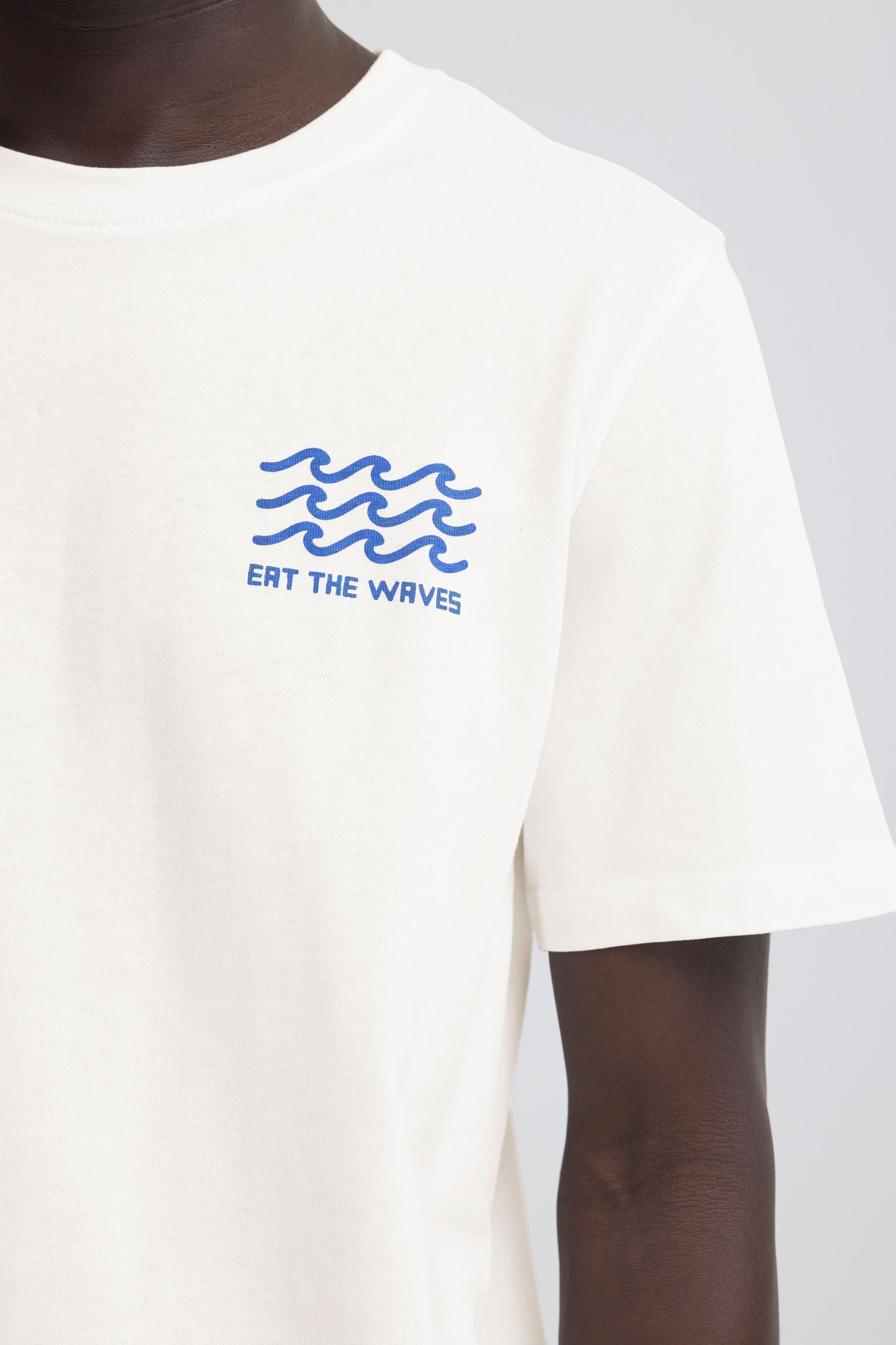 Tee-shirts Bhsun Island Tee homme blanc Blend Tee-shirts Bhsun Island Tee homme blanc Snow white
