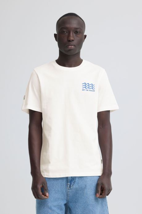 Blend T-shirts Bhsun Island Tee heren wit