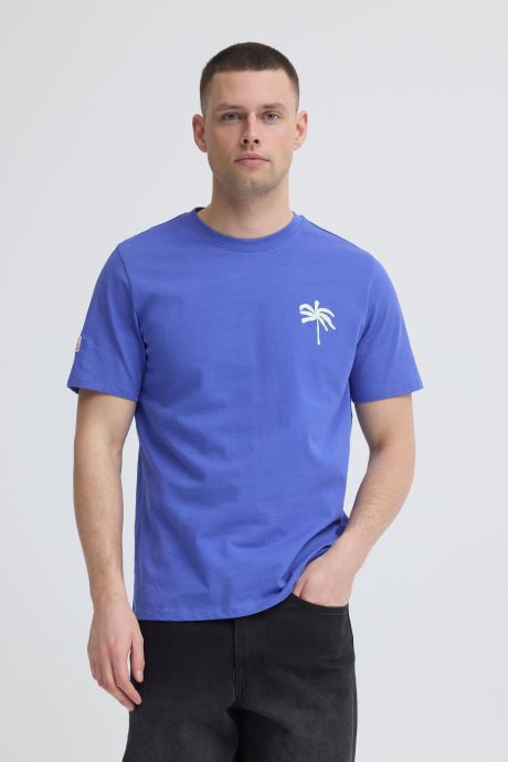 Blend Tee-shirts Bhsun Palms Tee homme bleu