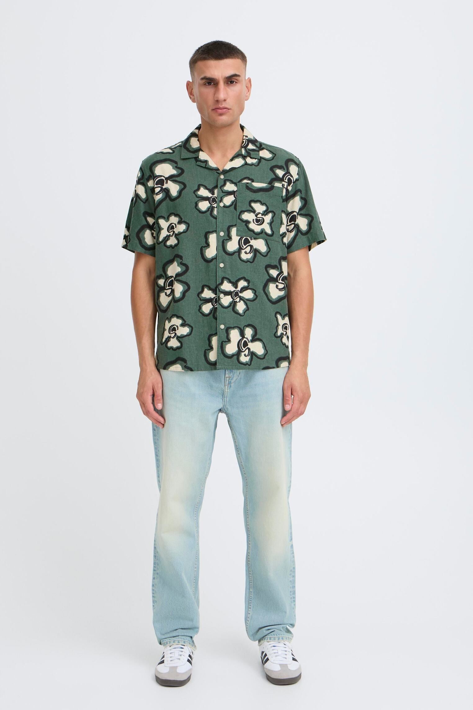 Chemises Sdtrenton homme vert SOLID Chemises Sdtrenton homme vert Cilantro