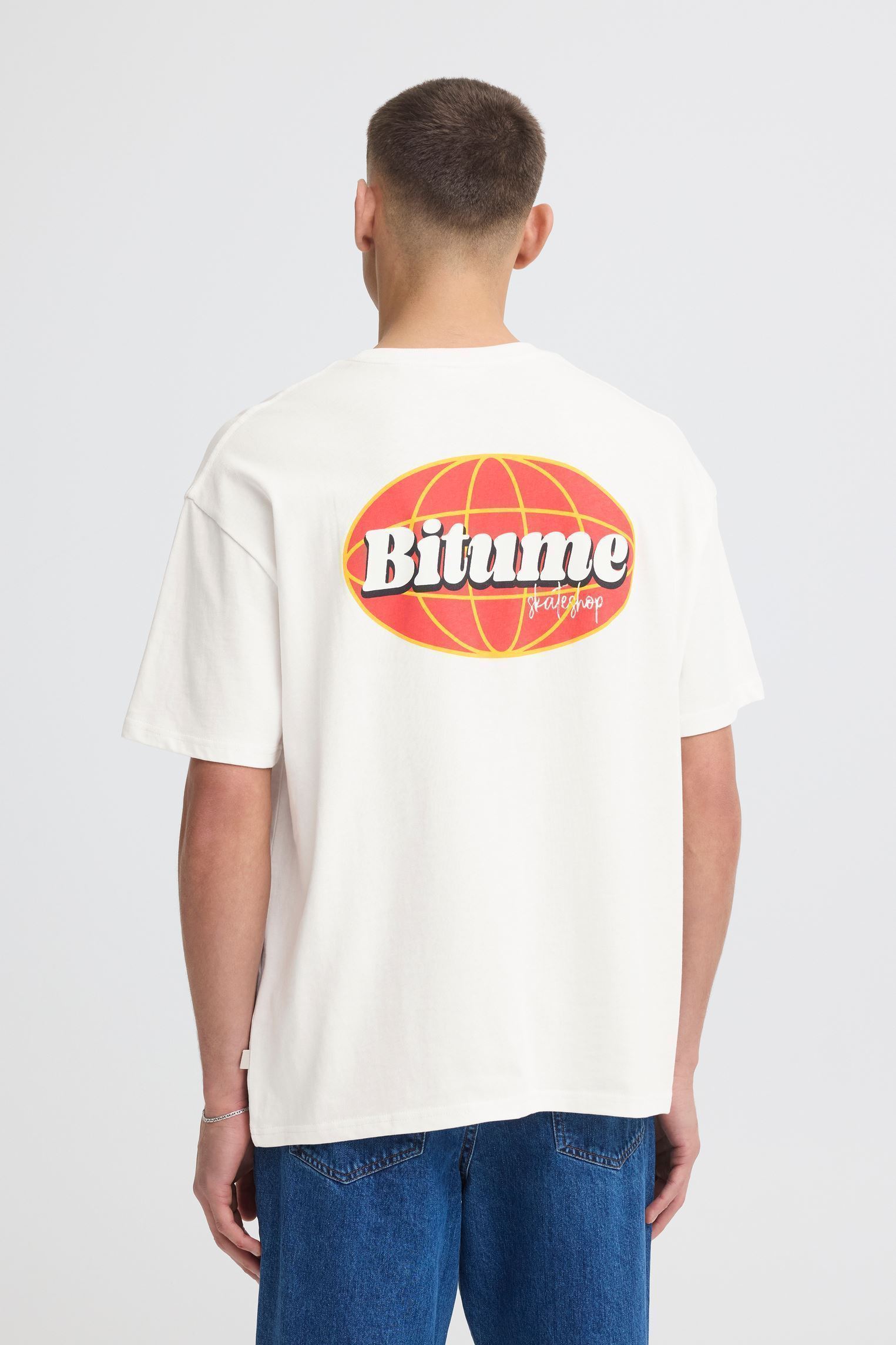 Kurzarm-T-Shirts Sdbrimmer herren weiß SOLID Kurzarm-T-Shirts Sdbrimmer herren weiß Off white