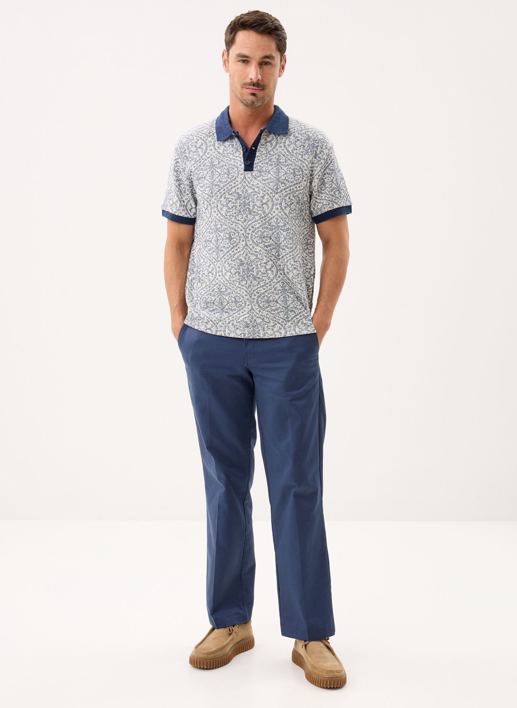 Polos Sduxton Polo homme bleu SOLID Polos Sduxton Polo homme bleu 193932 Naval Academy