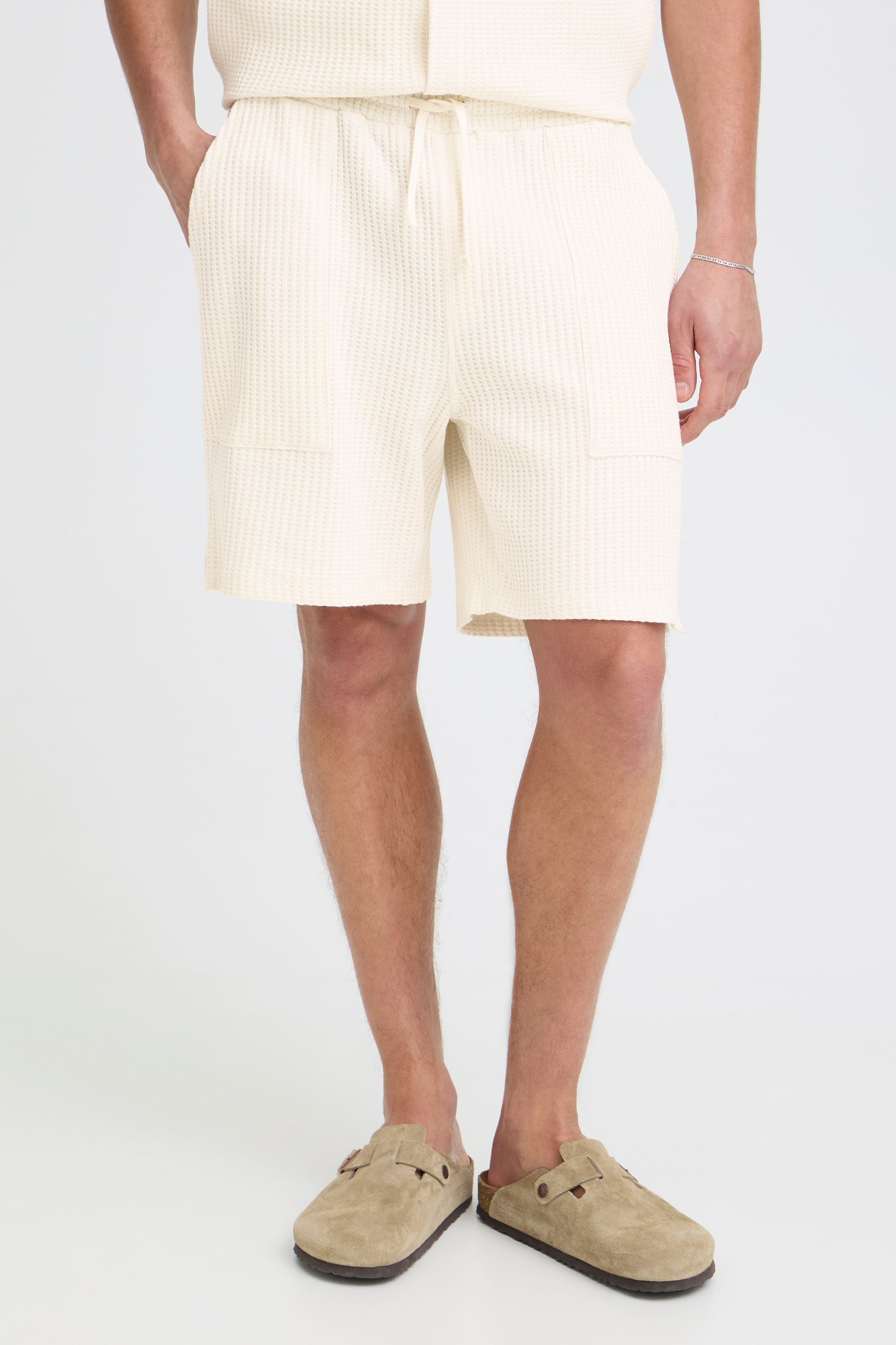 Shorts Sdalann Utley heren wit SOLID Shorts Sdalann Utley heren wit Off white