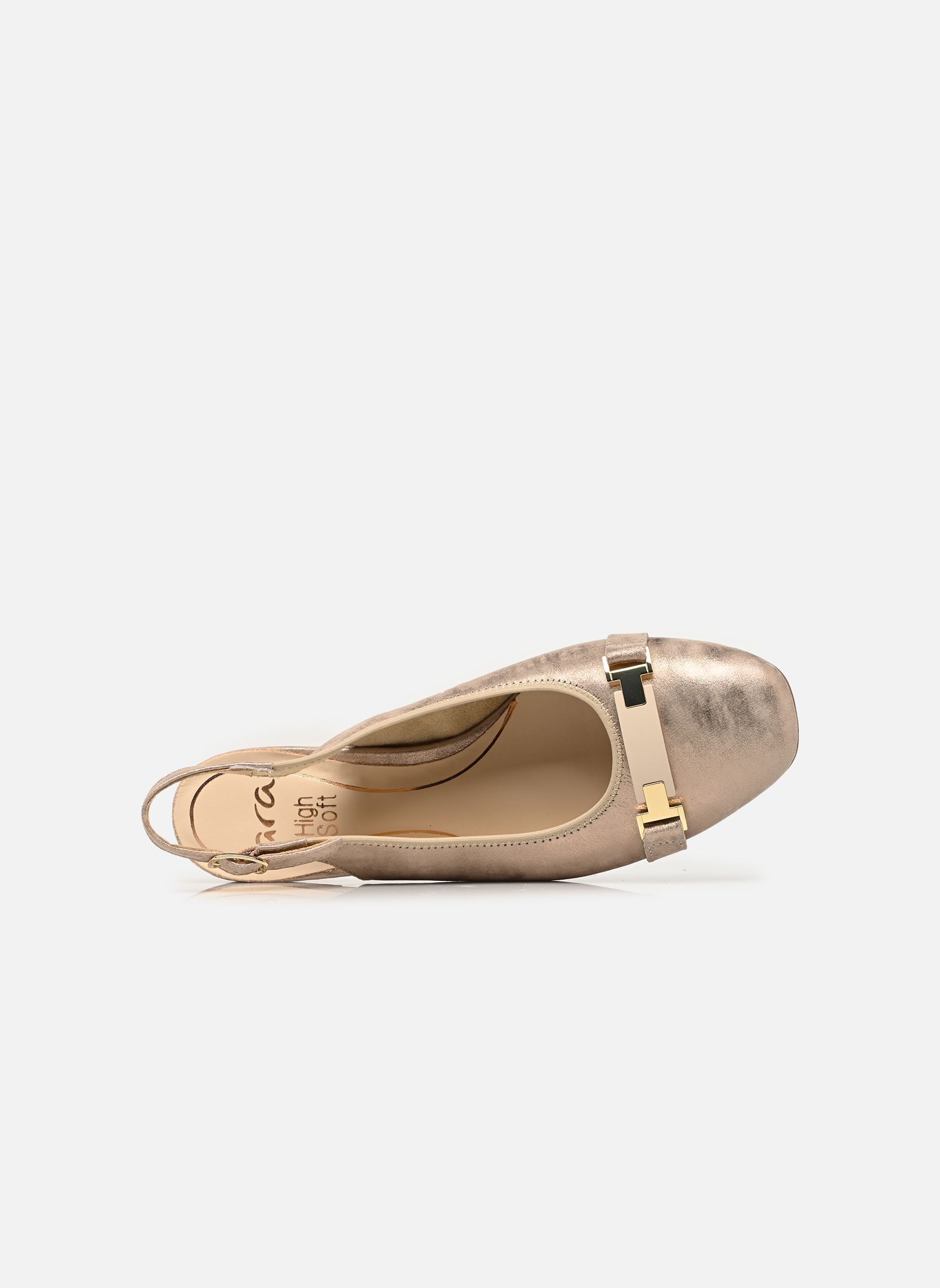 Slingback pumps GRAZ 2.0 12-20413 dames goud en brons Ara Slingback pumps GRAZ 2.0 12-20413 dames goud en brons SHELL