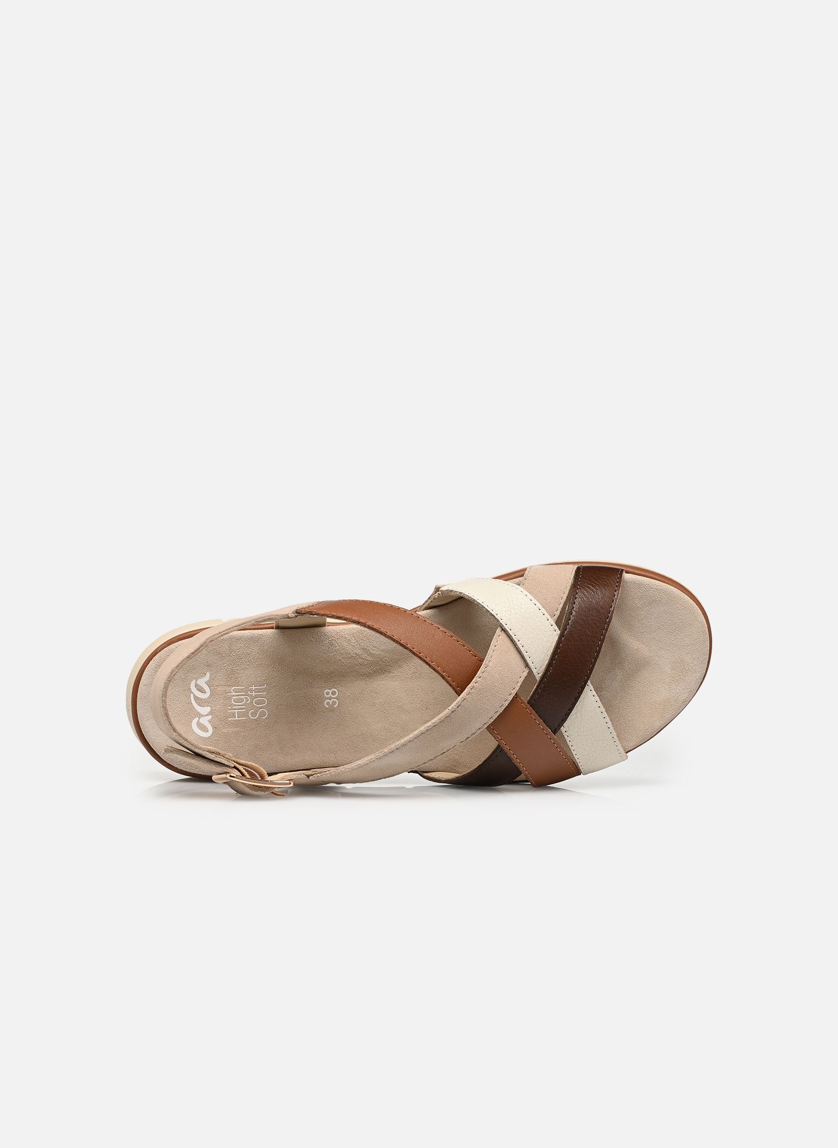 Keil- und Plateausandalen CAMBRIDGE-S 12-26508 damen mehrfarbig Ara Keil- und Plateausandalen CAMBRIDGE-S 12-26508 damen mehrfarbig Cream,Mousse,Mocca,Shell