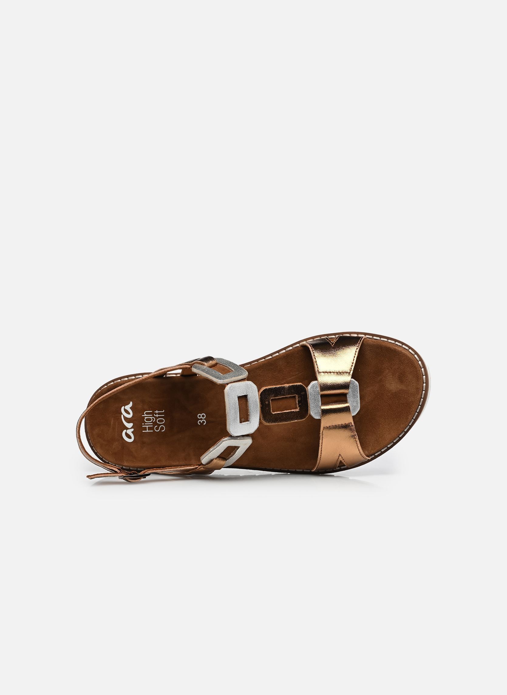 Sandales KENT-SPORT-S 12-28136 femme or et bronze Ara Sandales KENT-SPORT-S 12-28136 femme or et bronze Whisky,Platin,Silber
