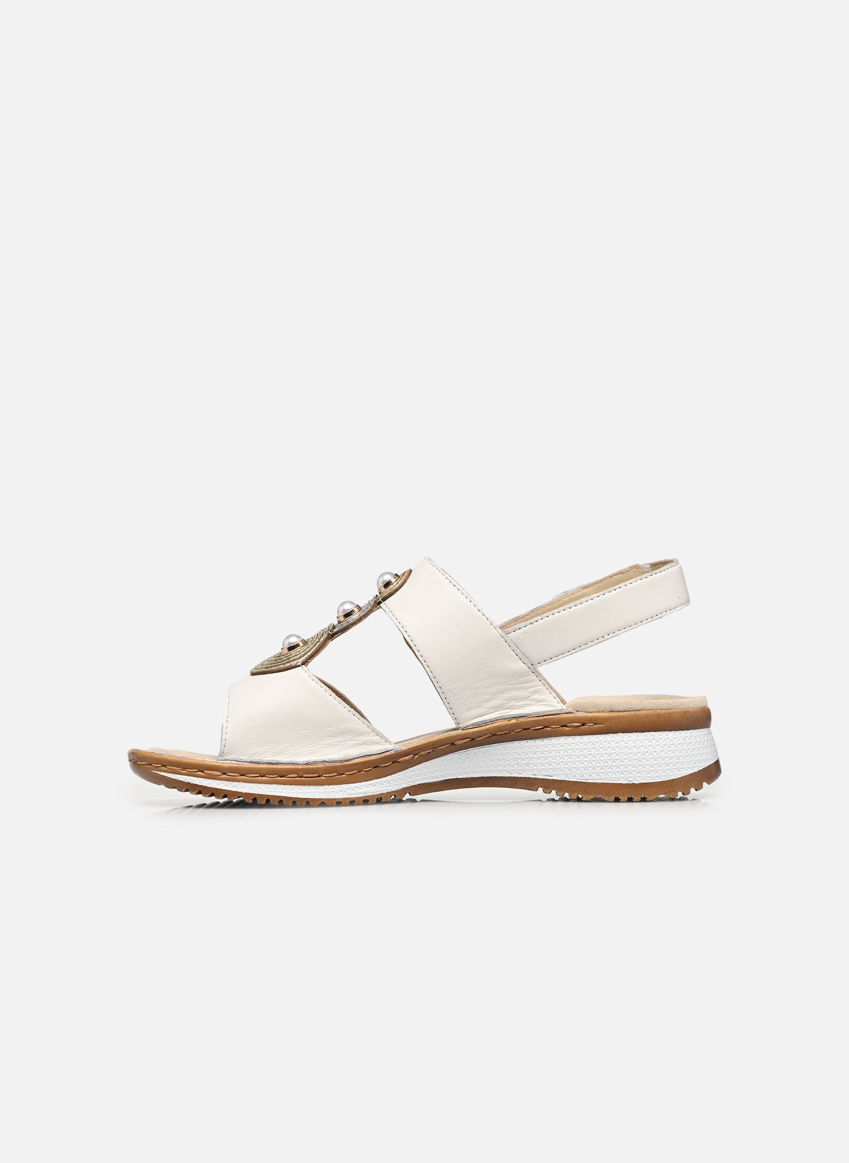 Flache Sandalen HAWAII 2.0 12-29014 damen weiß Ara Flache Sandalen HAWAII 2.0 12-29014 damen weiß Weiss,Platin,Silber