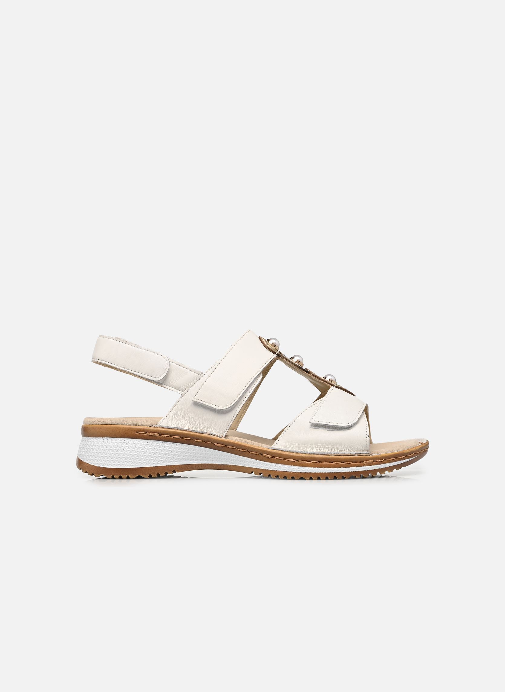 Flache Sandalen HAWAII 2.0 12-29014 damen weiß Ara Flache Sandalen HAWAII 2.0 12-29014 damen weiß Weiss,Platin,Silber