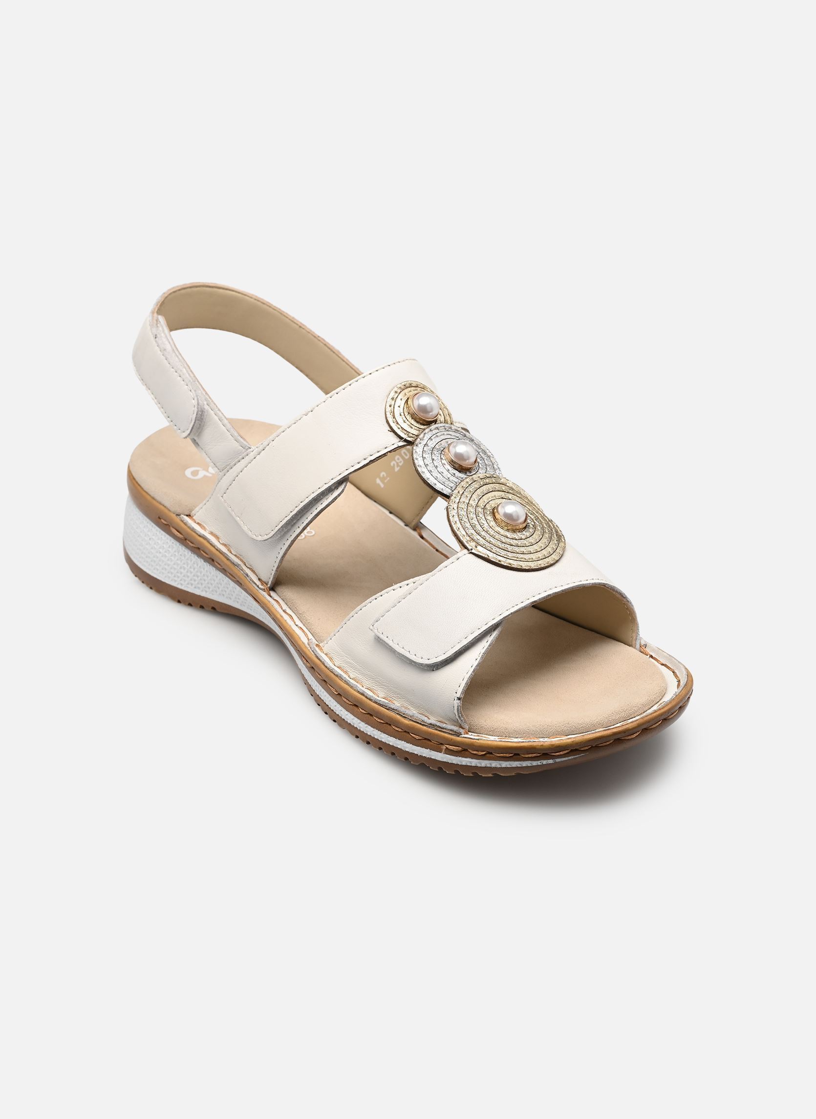Flache Sandalen HAWAII 2.0 12-29014 damen weiß Ara Flache Sandalen HAWAII 2.0 12-29014 damen weiß Weiss,Platin,Silber
