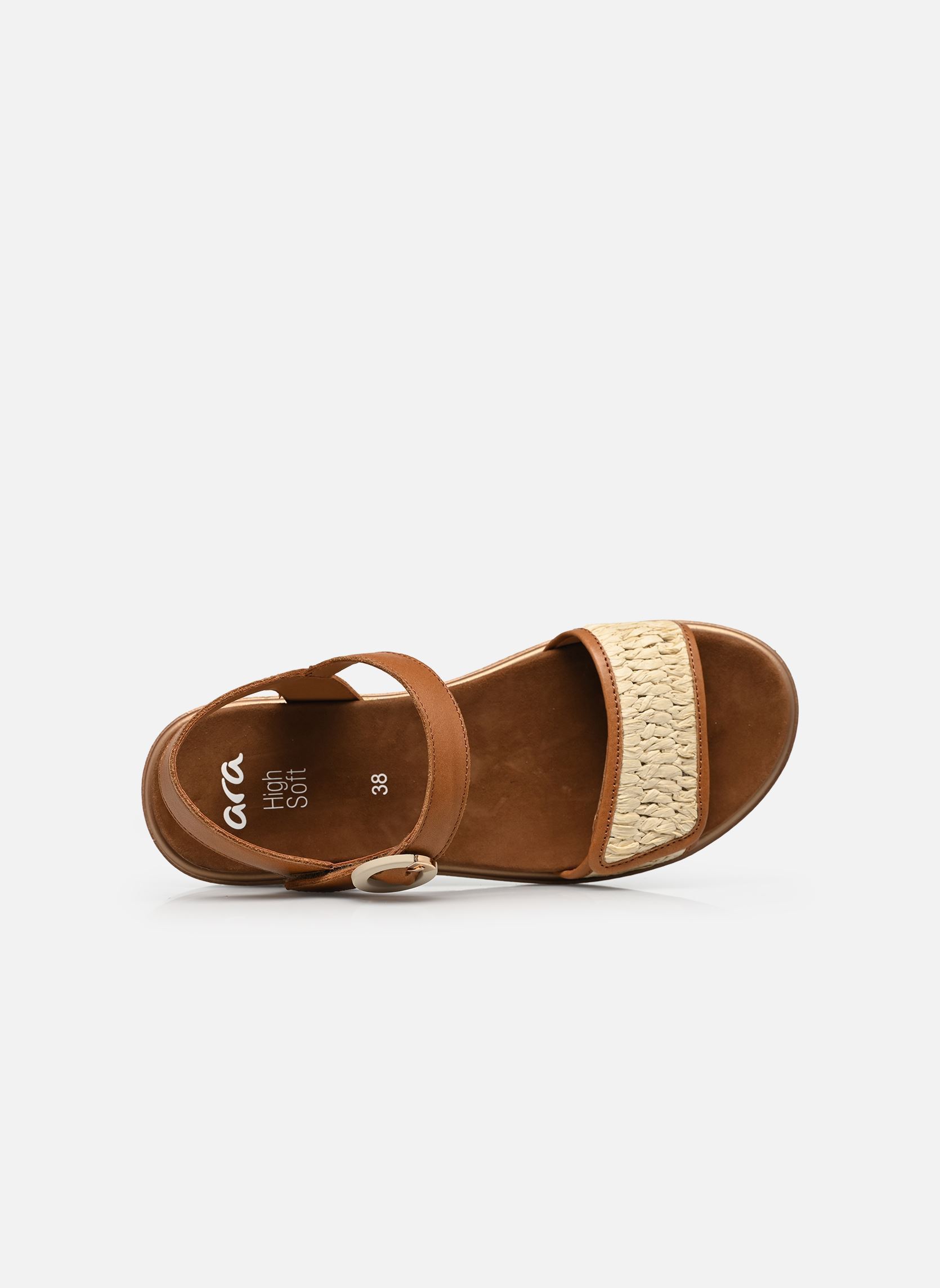 Keil- und Plateausandalen BILBAO-S 12-33519 damen braun Ara Keil- und Plateausandalen BILBAO-S 12-33519 damen braun Cognac,Natur