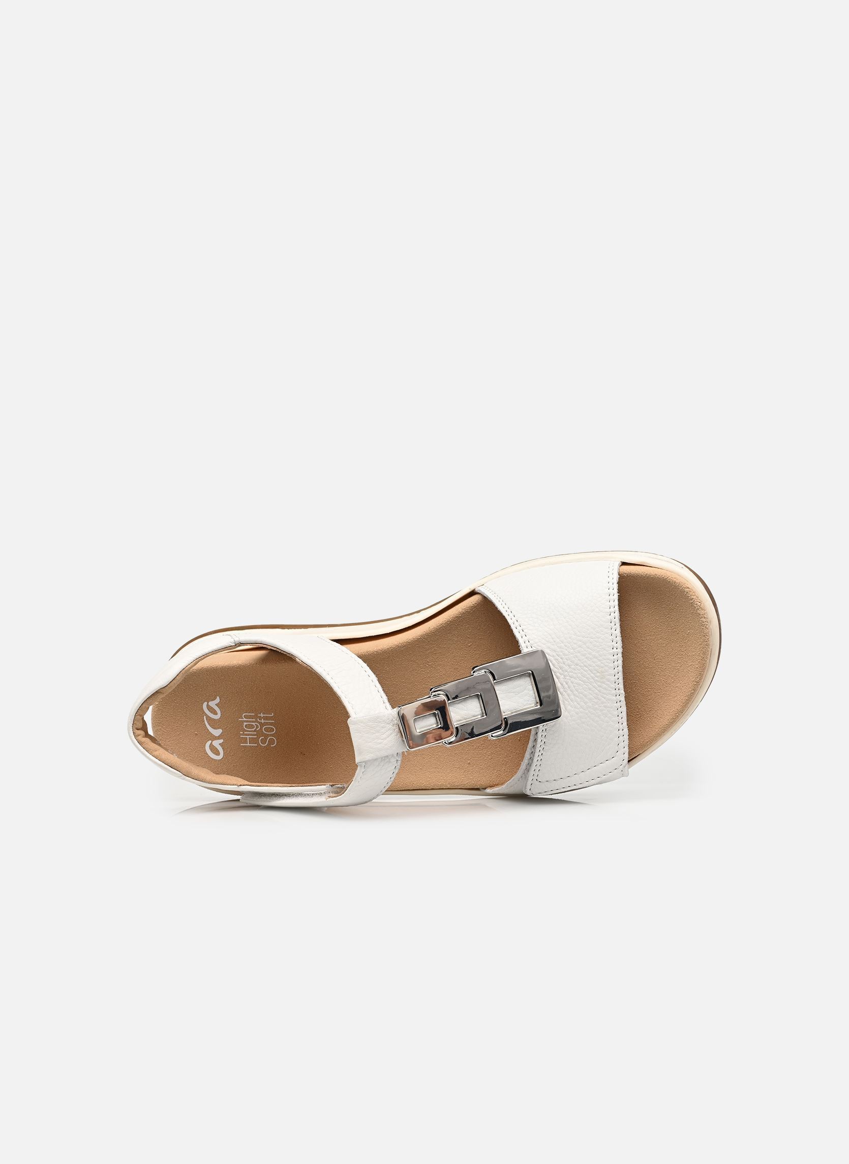 Flache Sandalen OSAKA-S 12-34804 damen weiß Ara Flache Sandalen OSAKA-S 12-34804 damen weiß Weiss