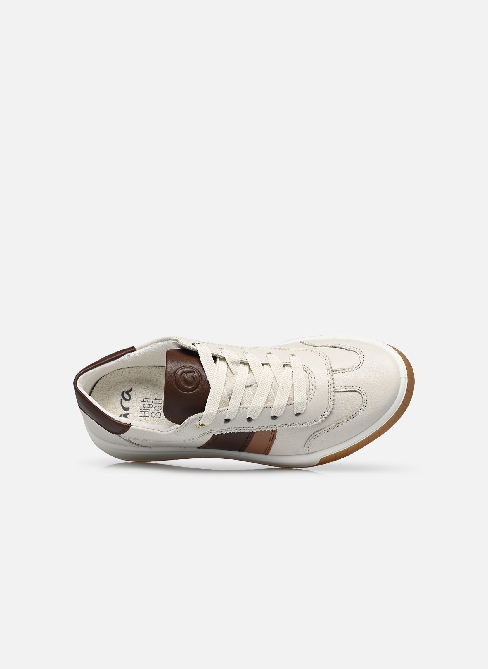 Baskets basses ROM 2.0 12-50028 femme blanc Ara Baskets basses ROM 2.0 12-50028 femme blanc CREAM,MOUSSE,MOCCA