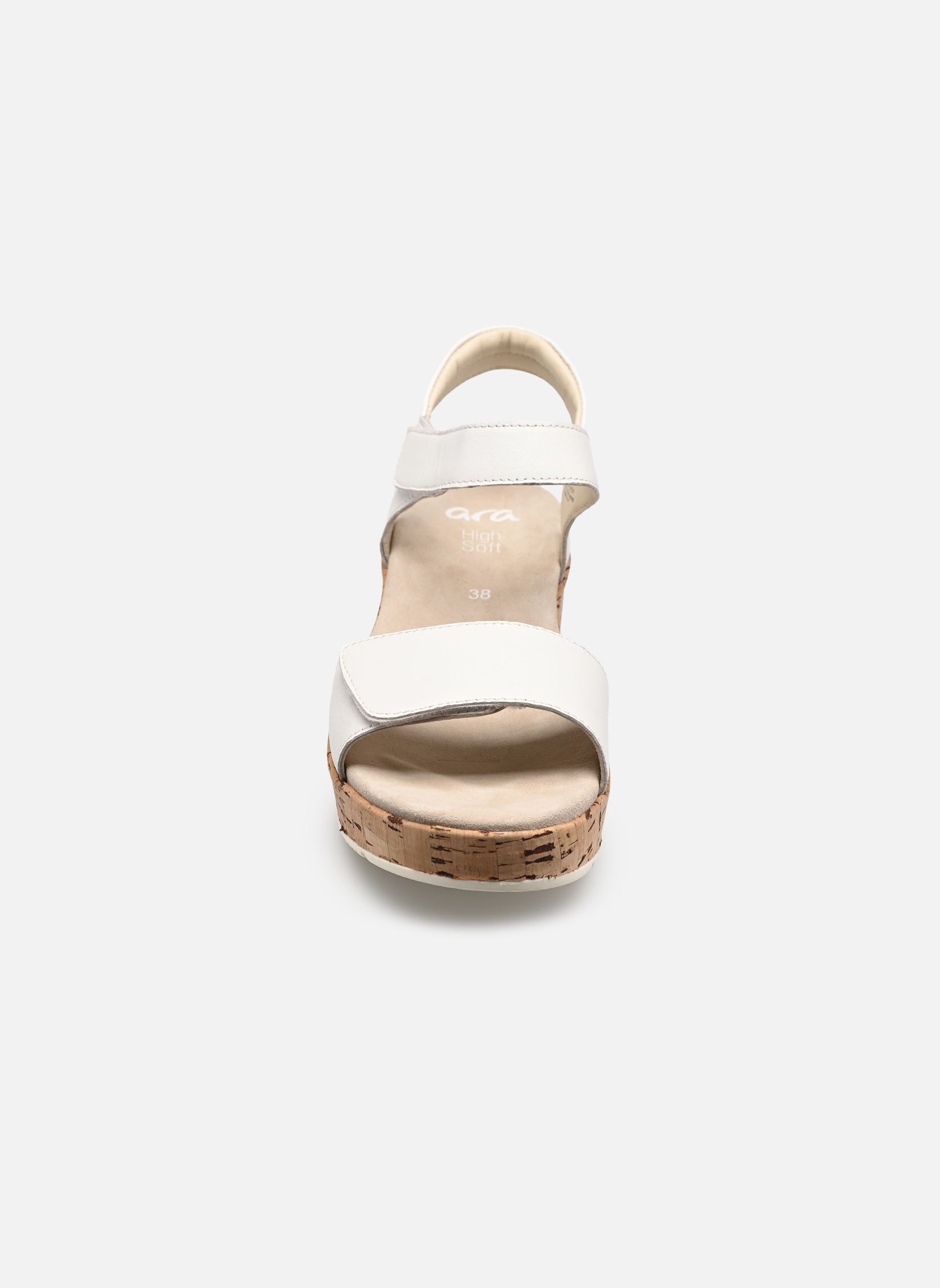 Keil- und Plateausandalen RIMINI-S 12-51502 damen weiß Ara Keil- und Plateausandalen RIMINI-S 12-51502 damen weiß Weiss,Natur