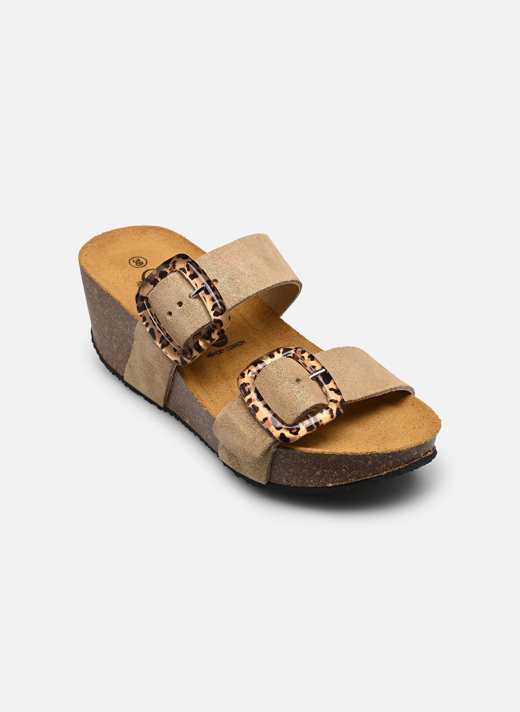Pantoletten und Clogs So Rock BI PRT damen beige Plakton Pantoletten und Clogs So Rock BI PRT damen beige Mushroom