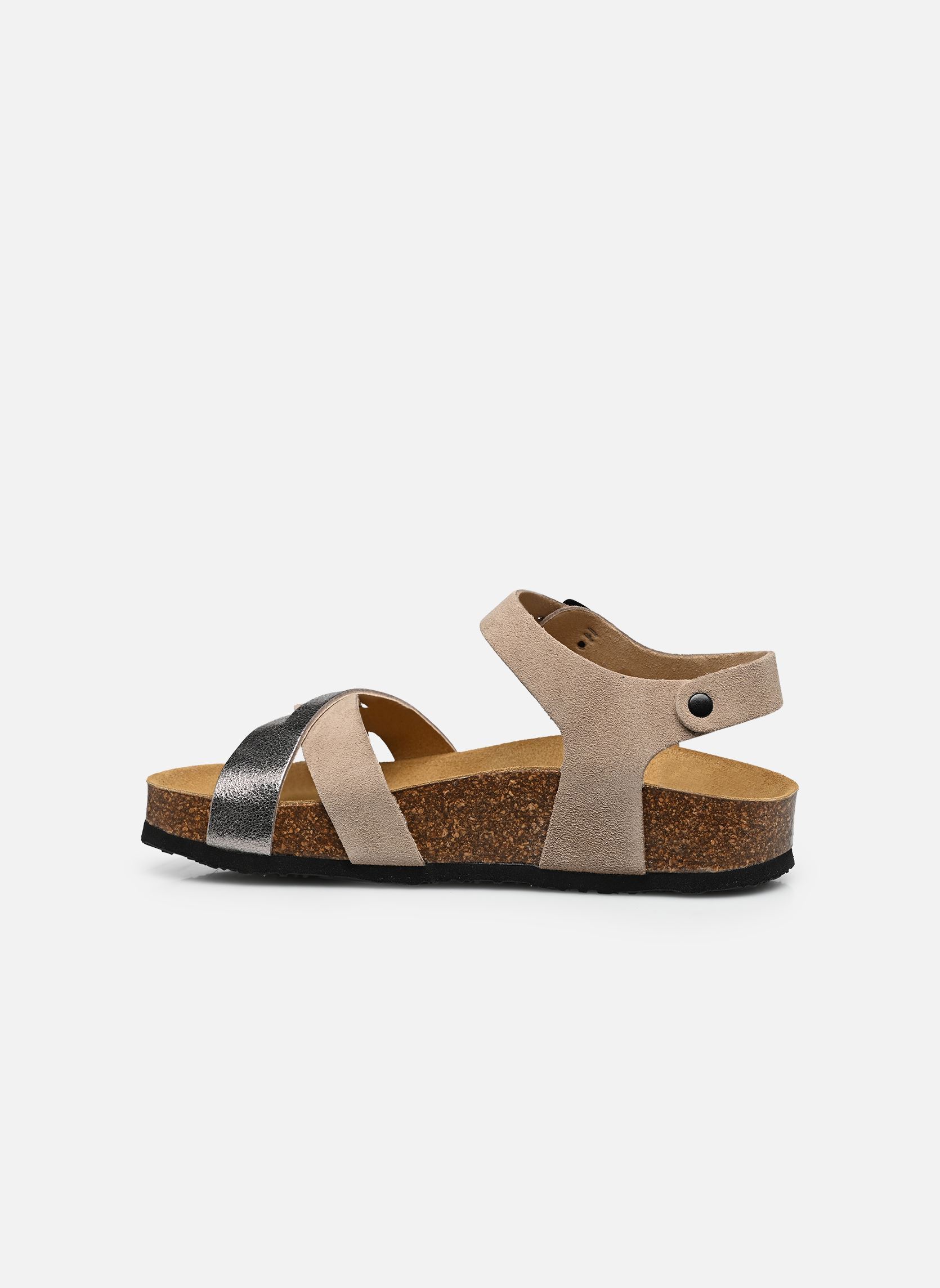 Sandales compensées et plateformes CP Final femme beige Plakton Sandales compensées et plateformes CP Final femme beige Piedra Niquel