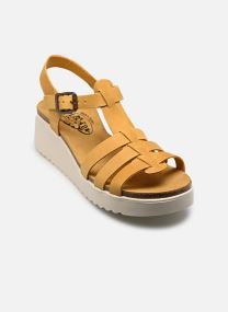 Sandales compensées et plateformes ISE femme jaune