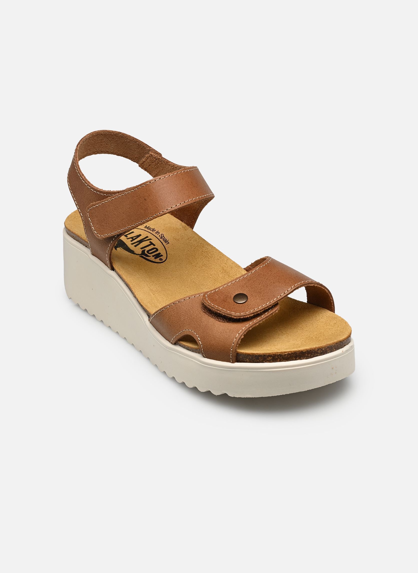 Sandales compensées et plateformes TOKYO femme marron Plakton Sandales compensées et plateformes TOKYO femme marron Cuero