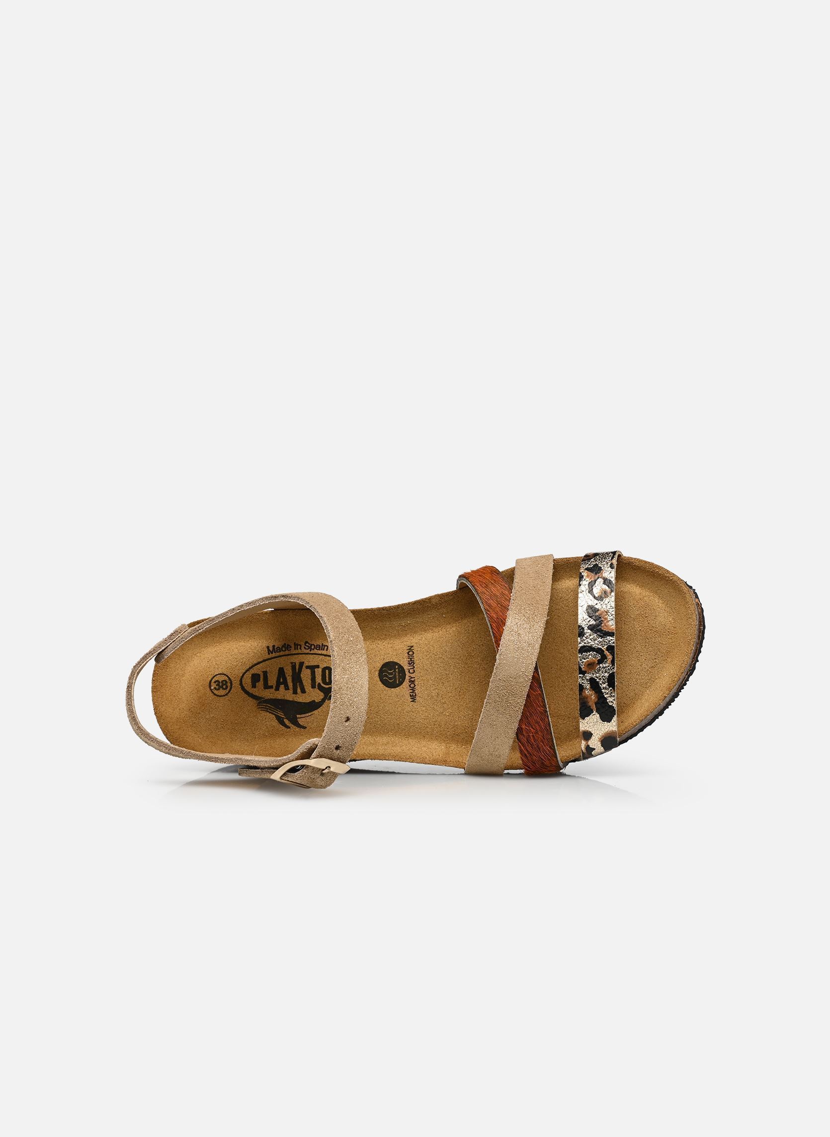 Sandales compensées et plateformes So Roll femme beige Plakton Sandales compensées et plateformes So Roll femme beige Platino Negroni Mushroom