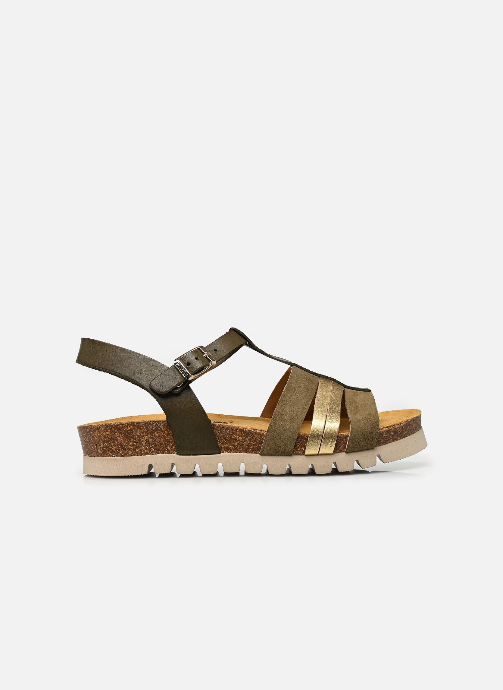 Sandales compensées et plateformes CAMPARI femme vert Plakton Sandales compensées et plateformes CAMPARI femme vert Light Kaki Oro Militar