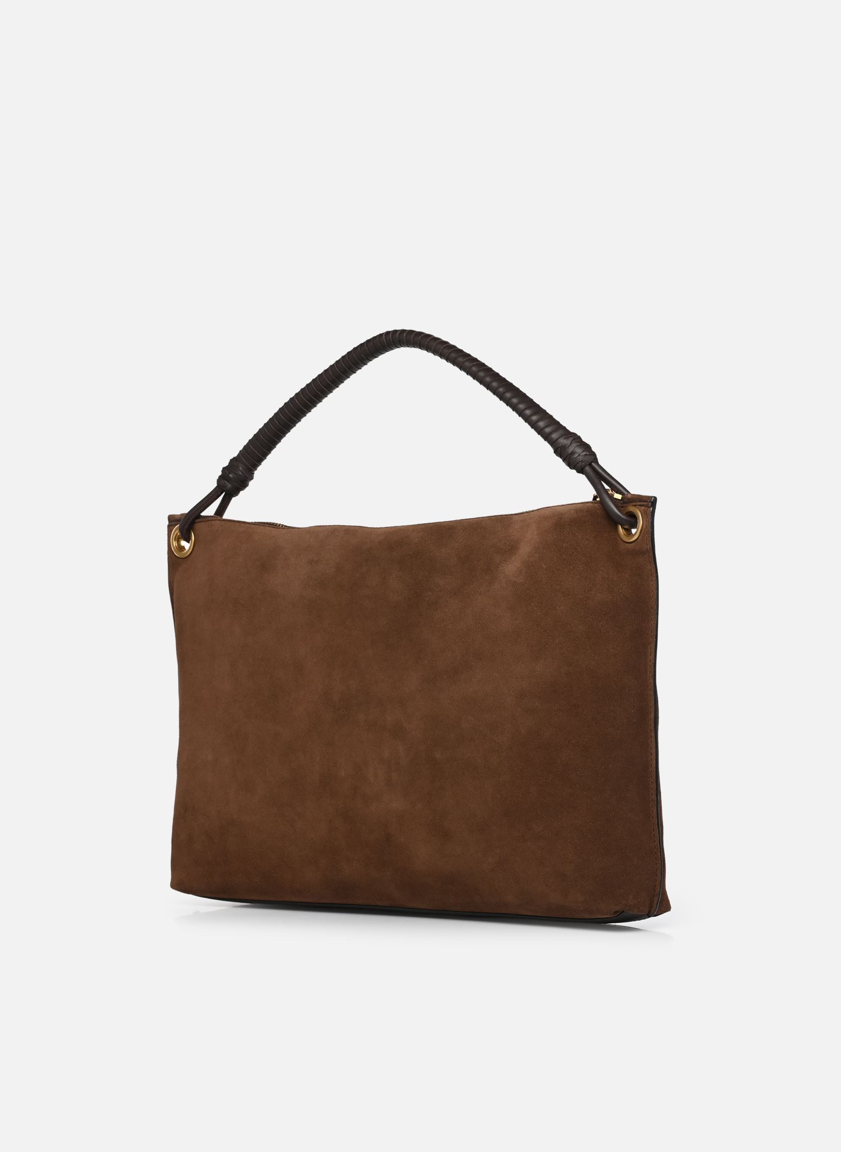 Umhängetaschen TH STATEMENT LEATHER BAG SUEDE damen braun Tommy Hilfiger Umhängetaschen TH STATEMENT LEATHER BAG SUEDE damen braun Rich Walnut