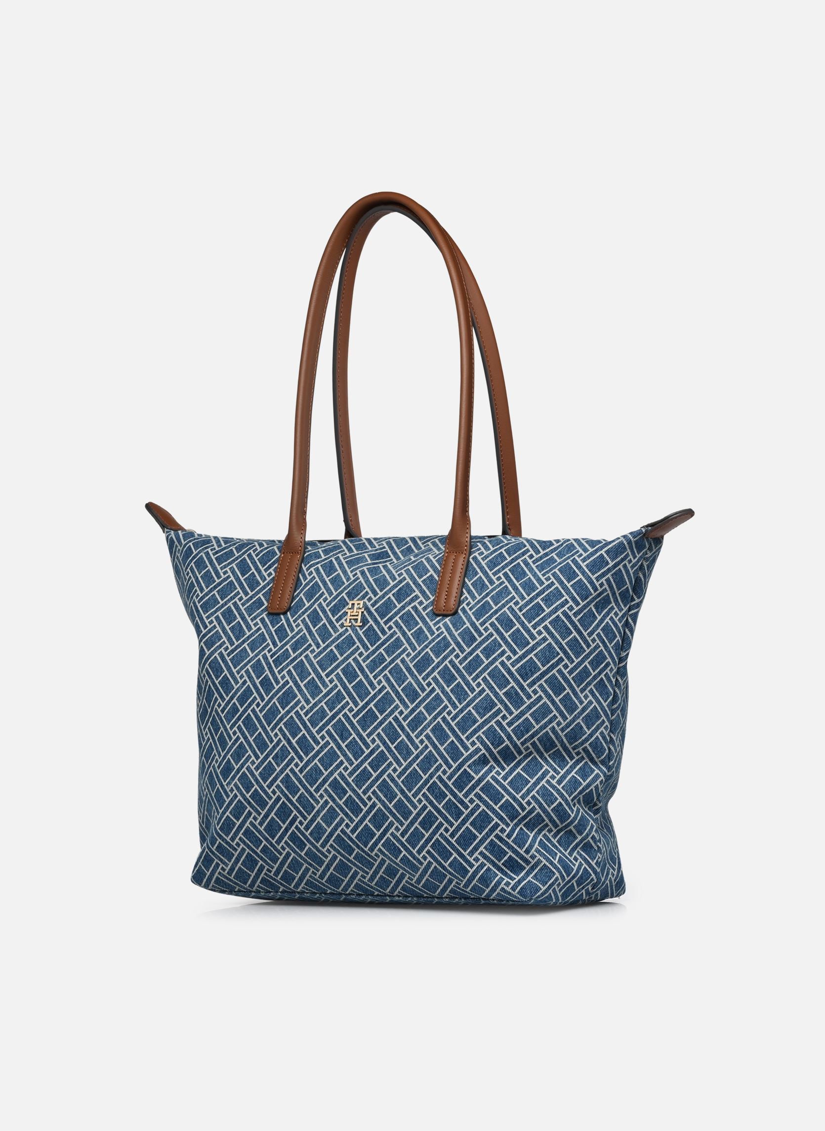 Shopper POPETTE TOTE DENIM FLAG damen blau Tommy Hilfiger Shopper POPETTE TOTE DENIM FLAG damen blau Blue Denim