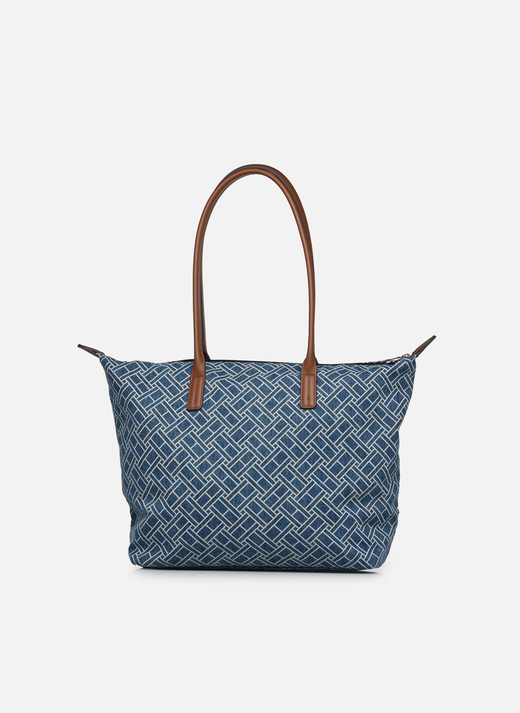 Shopper POPETTE TOTE DENIM FLAG damen blau Tommy Hilfiger Shopper POPETTE TOTE DENIM FLAG damen blau Blue Denim