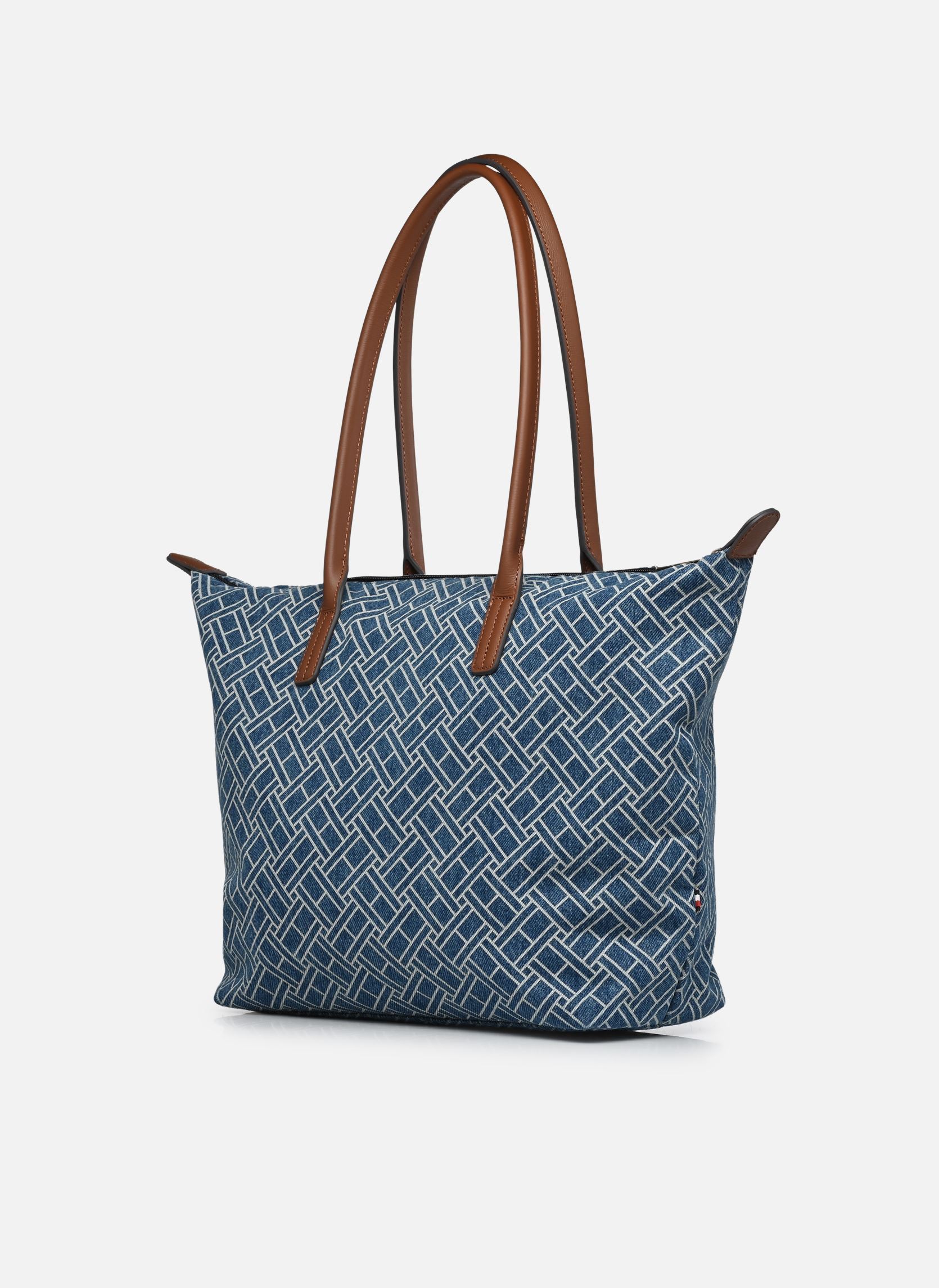 Shopper POPETTE TOTE DENIM FLAG damen blau Tommy Hilfiger Shopper POPETTE TOTE DENIM FLAG damen blau Blue Denim