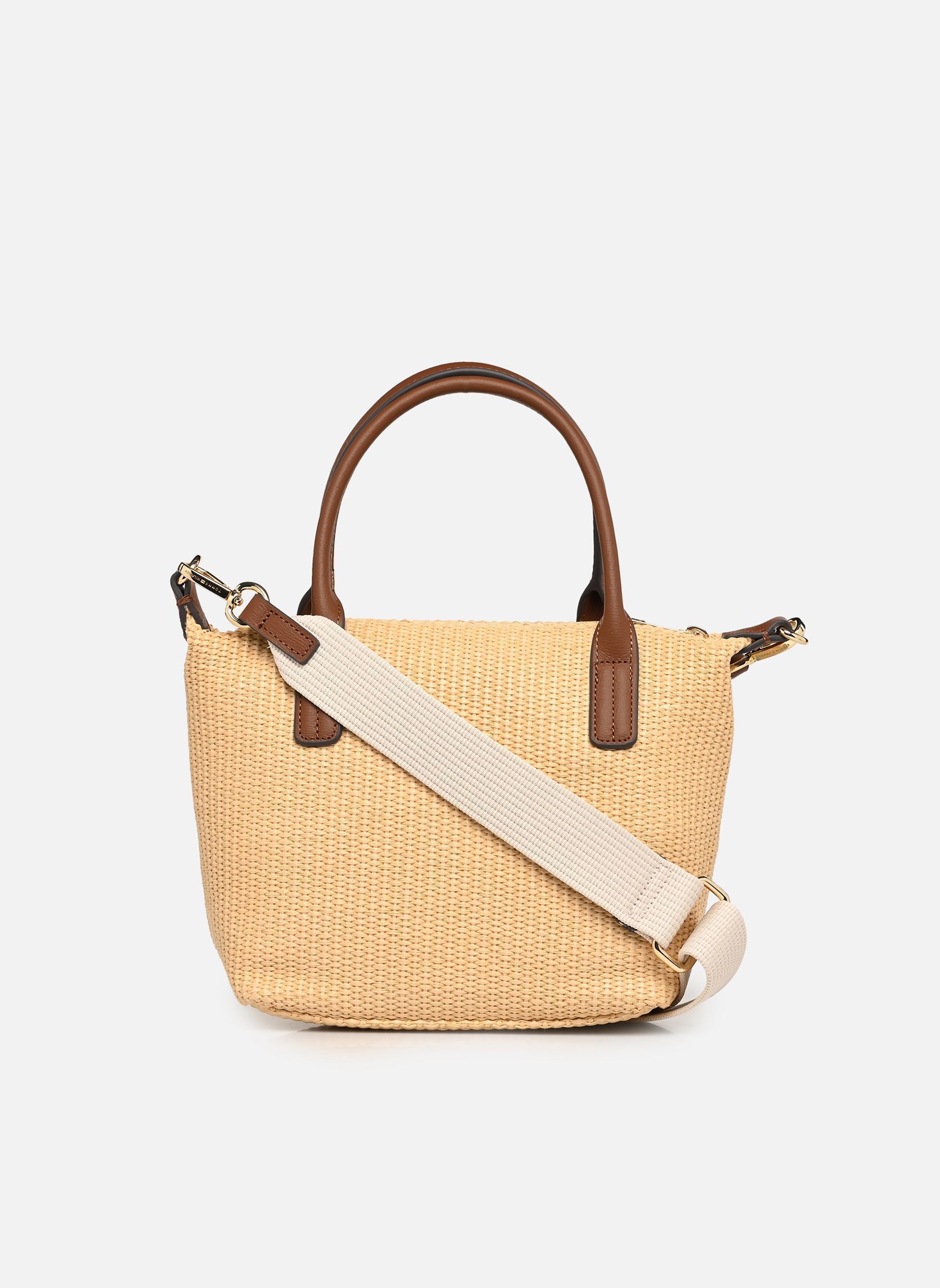 Handtaschen POPETTE MINI TOTE RAFFIA damen beige Tommy Hilfiger Handtaschen POPETTE MINI TOTE RAFFIA damen beige NATURAL RAFFIA