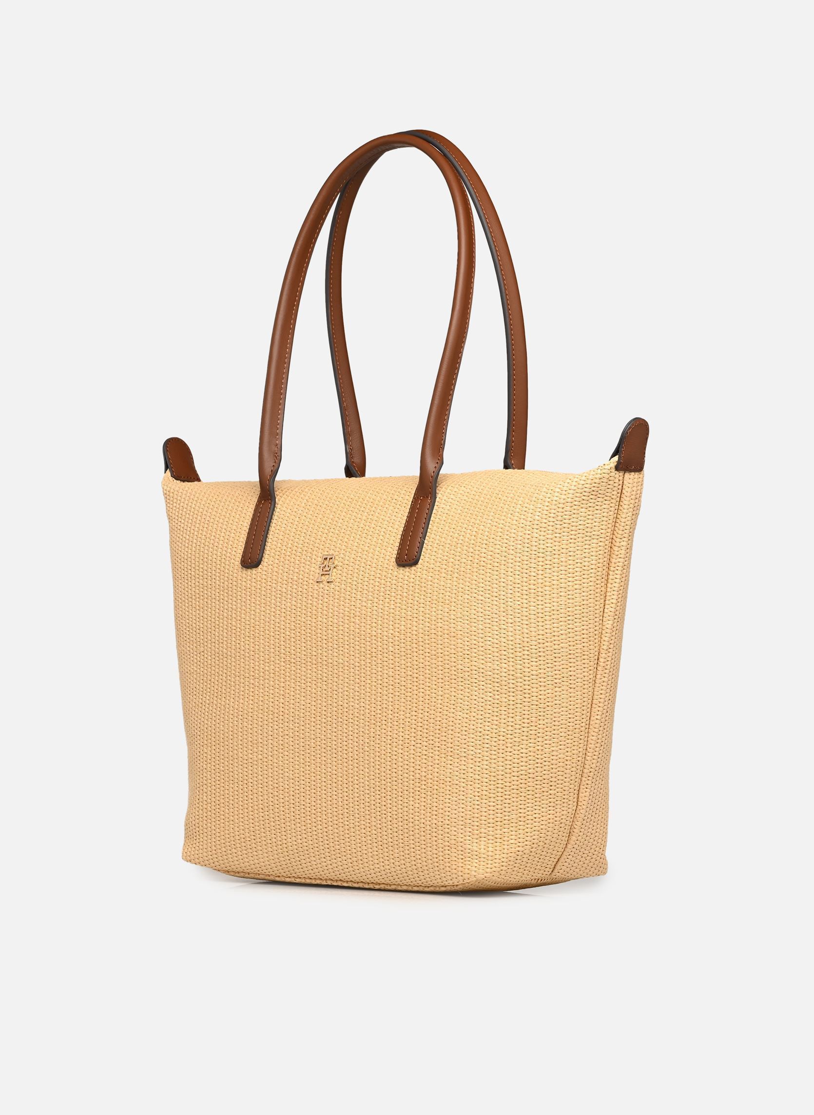 Cabas POPETTE TOTE RAFFIA femme beige Tommy Hilfiger Cabas POPETTE TOTE RAFFIA femme beige NATURAL RAFFIA