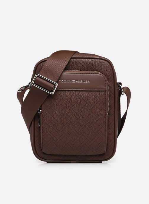 Tommy Hilfiger Sacs bandoulière TH FLAG MONOGRAM MINI REPORTER homme marron