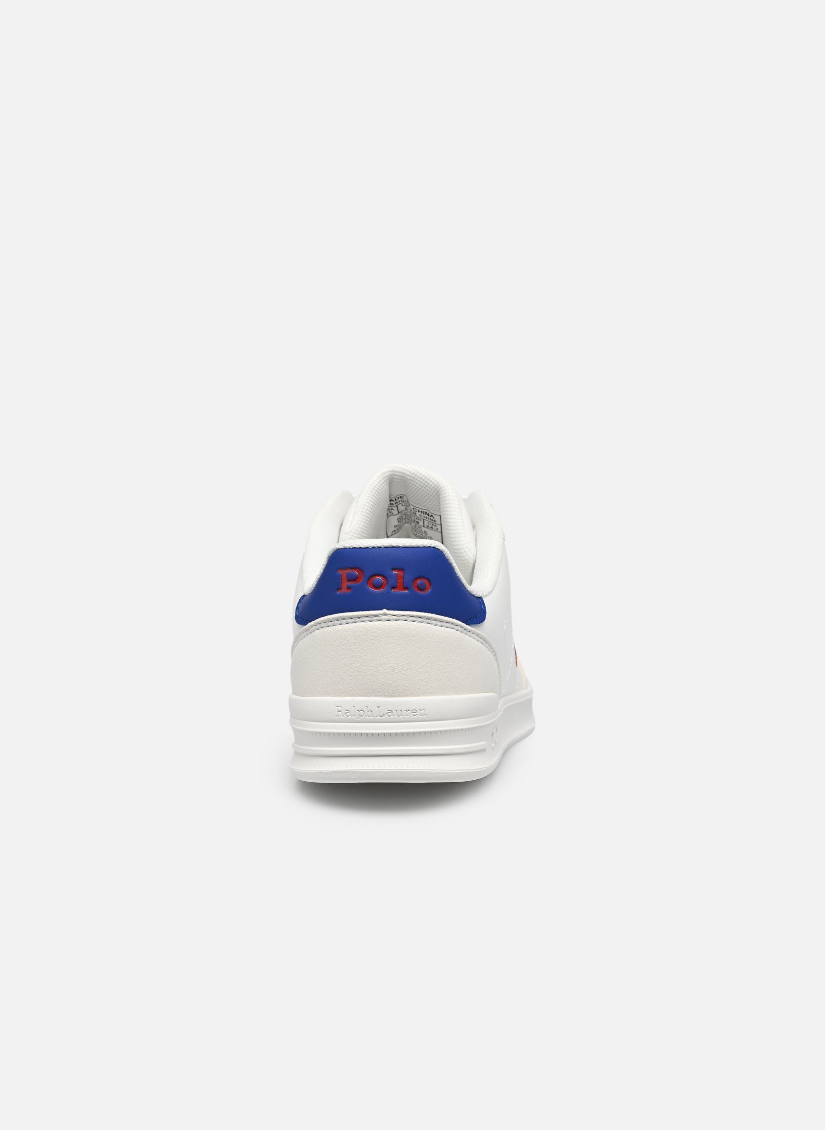 Niedrige Sneaker Hollis jungen weiß Polo Ralph Lauren Niedrige Sneaker Hollis jungen weiß WHITE SMOOTH/GREY MICRO/ROYAL