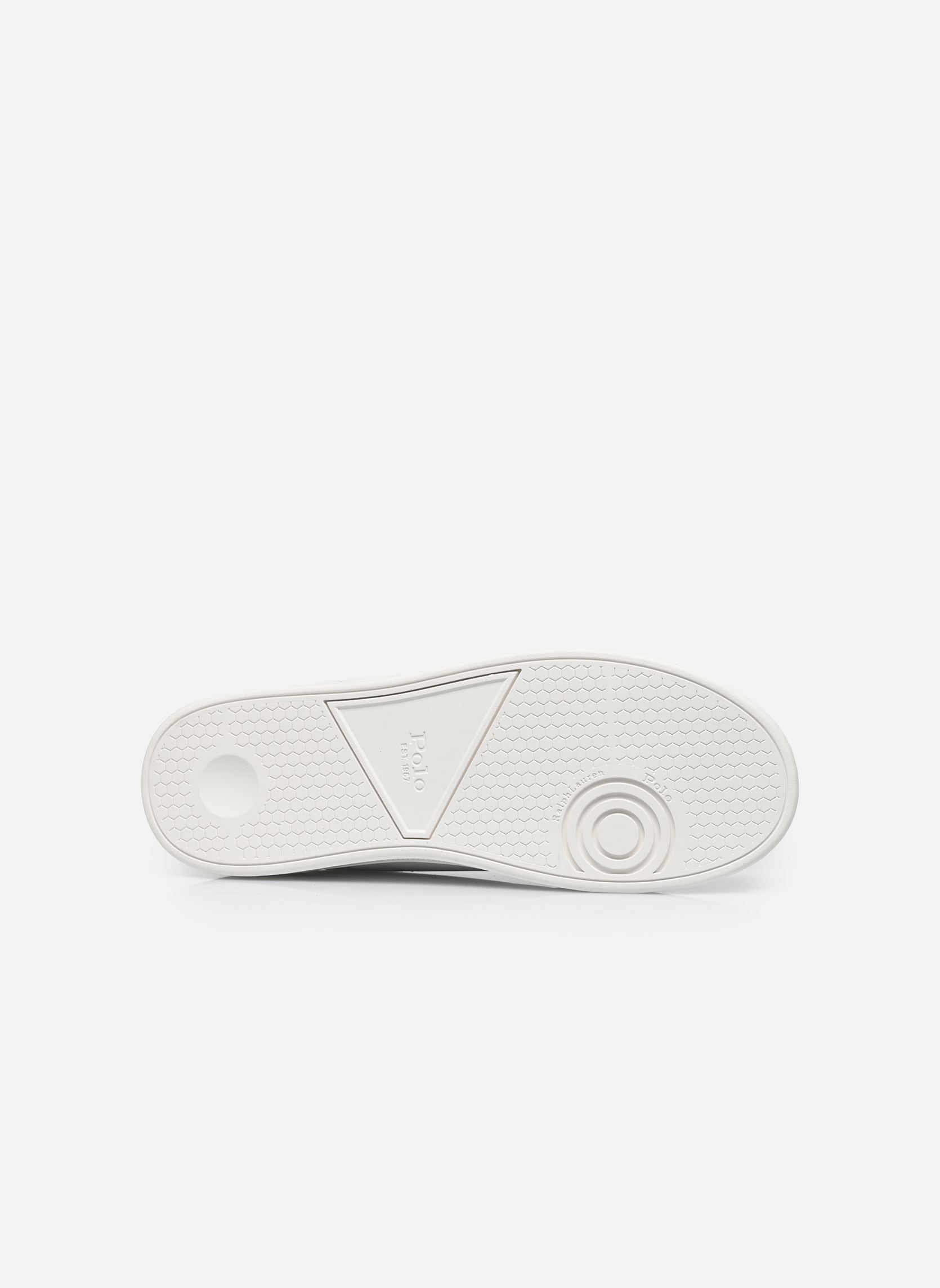 Niedrige Sneaker Hollis jungen weiß Polo Ralph Lauren Niedrige Sneaker Hollis jungen weiß WHITE SMOOTH/GREY MICRO/ROYAL