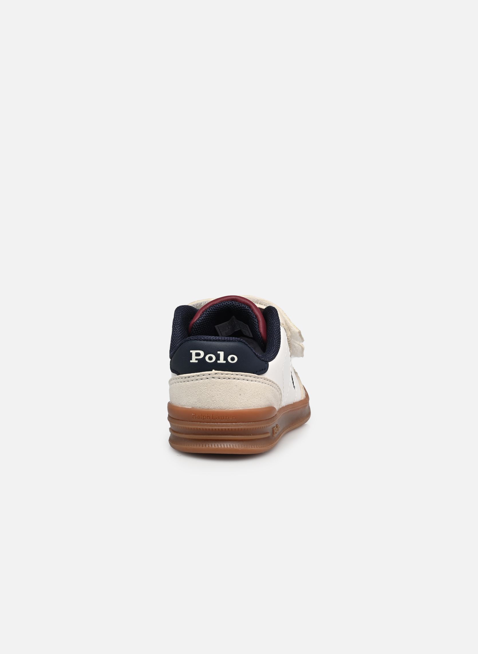 Lage sneakers Hollis Ez wit Polo Ralph Lauren Lage sneakers Hollis Ez wit PAPER WHITE SMOOTH/ GREY MICRO
